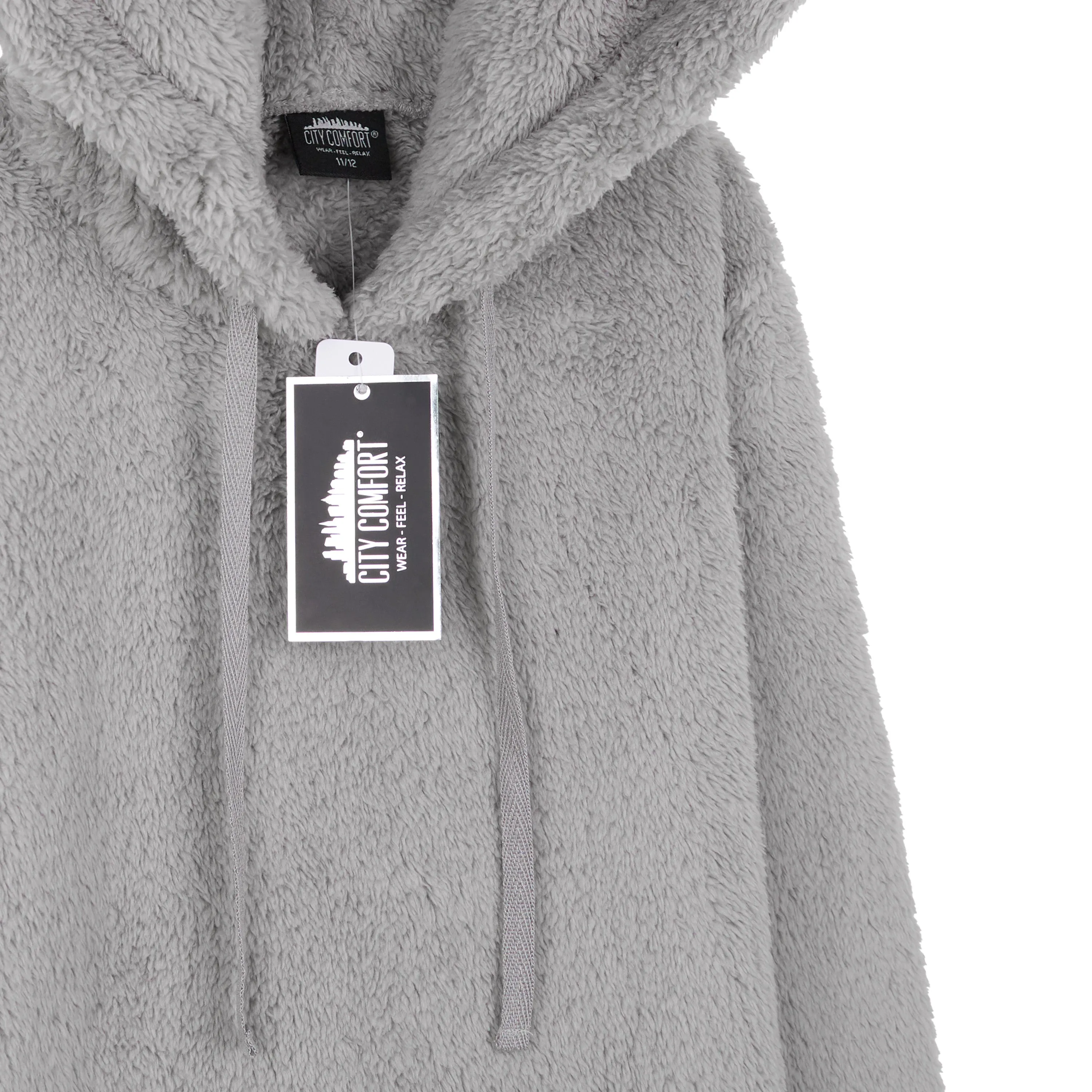 CityComfort Girls Fleece Hoodie, Soft Fluffy Hooded Pullover - Gifts for Kids