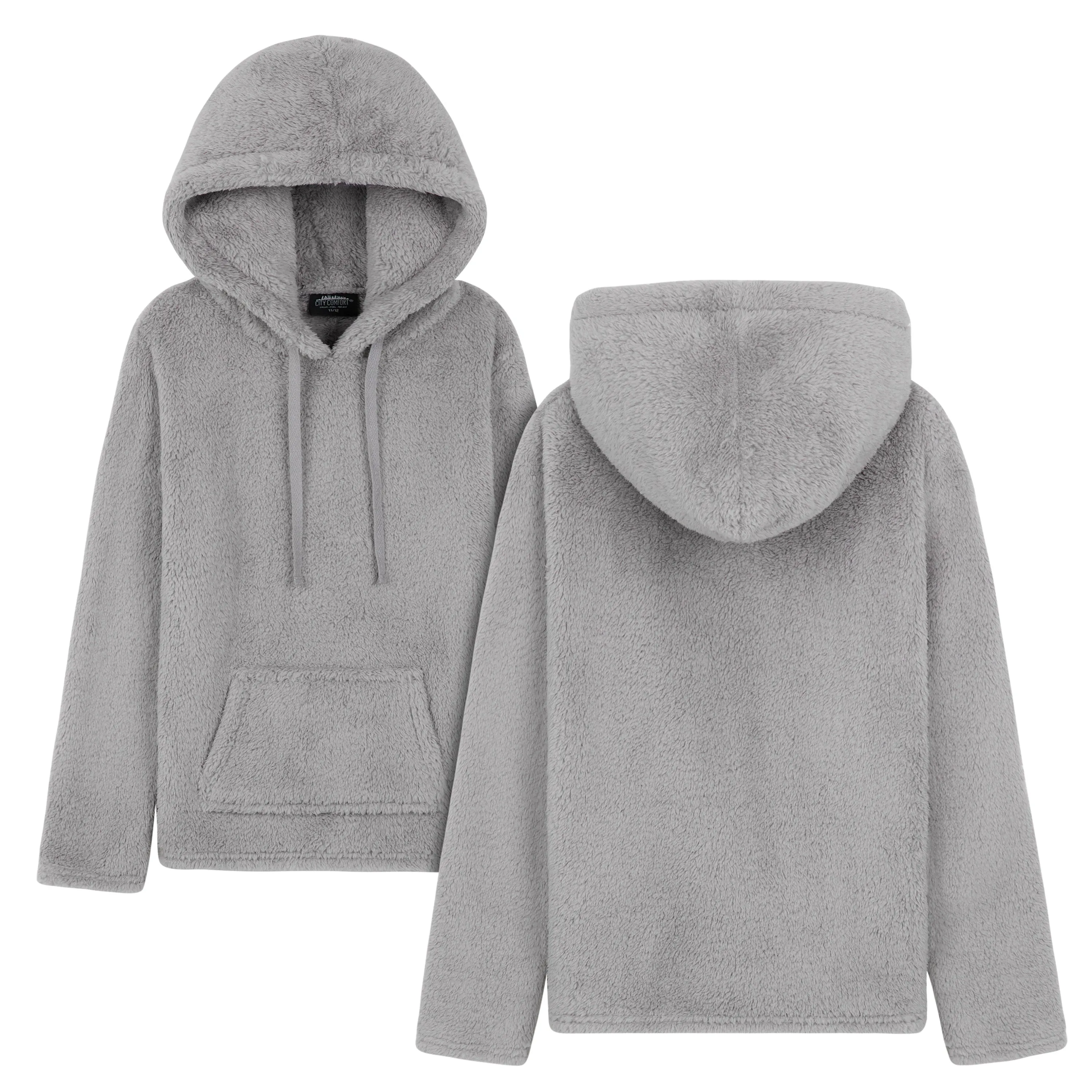 CityComfort Girls Fleece Hoodie, Soft Fluffy Hooded Pullover - Gifts for Kids