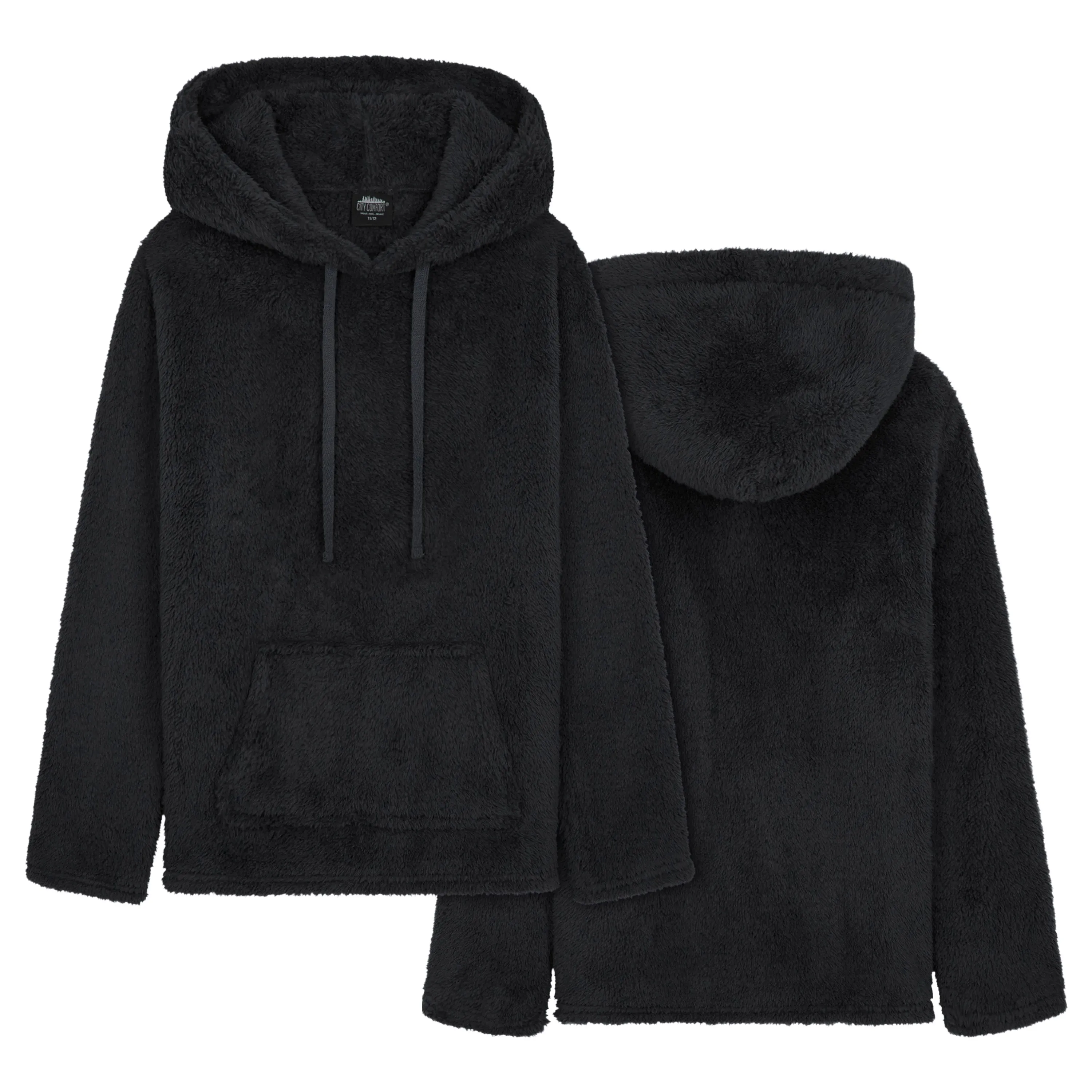 CityComfort Girls Fleece Hoodie, Soft Fluffy Hooded Pullover - Gifts for Kids