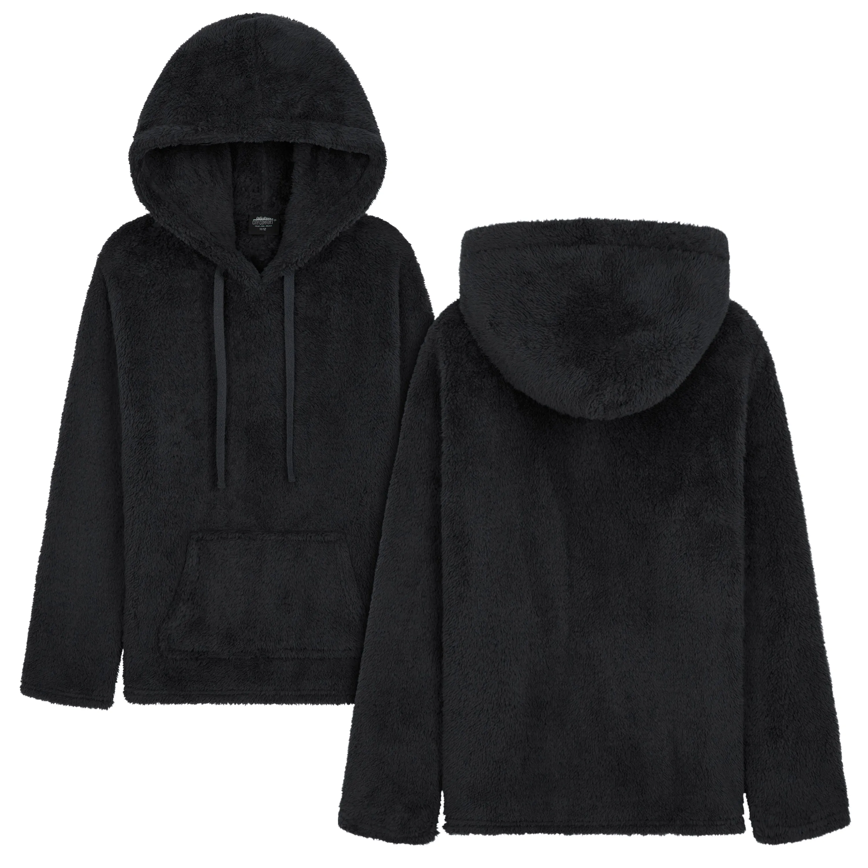 CityComfort Girls Fleece Hoodie, Soft Fluffy Hooded Pullover - Gifts for Kids