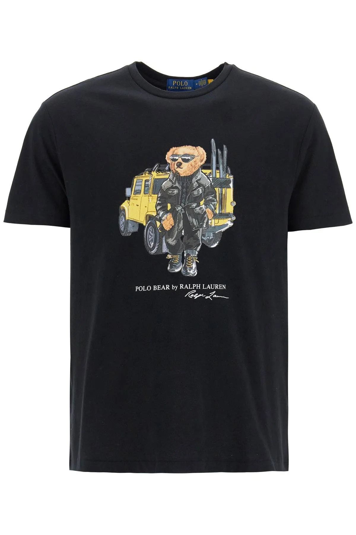 classic fit polo bear t-shirt 710854497043 CR24 POLO BLACK DEFENDER BEAR