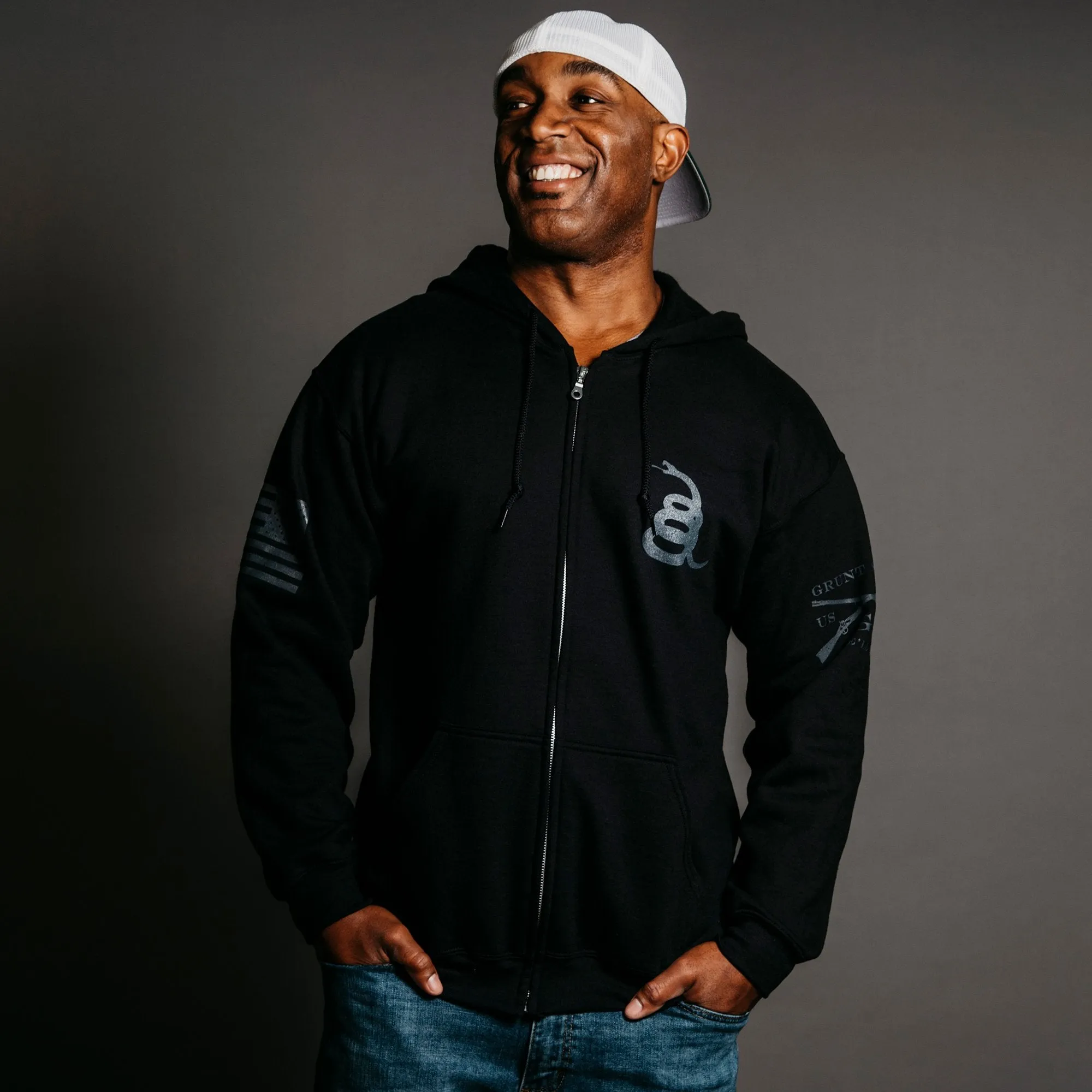 Concealed Gadsden Full-Zip Hoodie