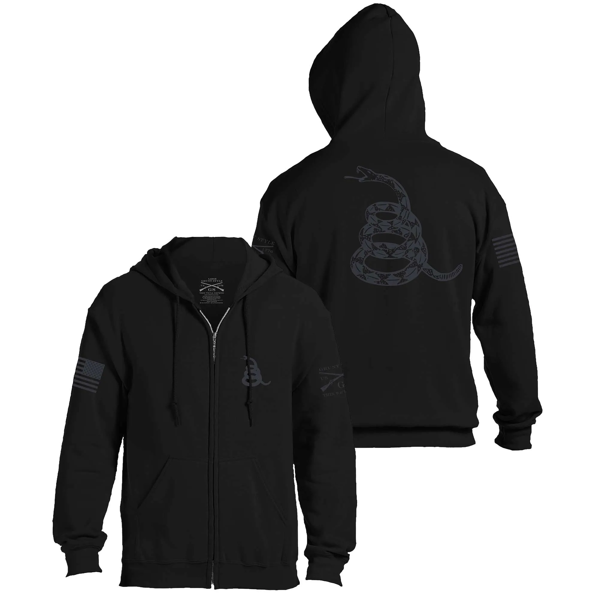 Concealed Gadsden Full-Zip Hoodie