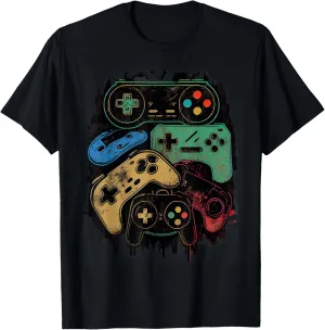 Control all the Things Video Game Controller Gamer Graphic T-Shirt