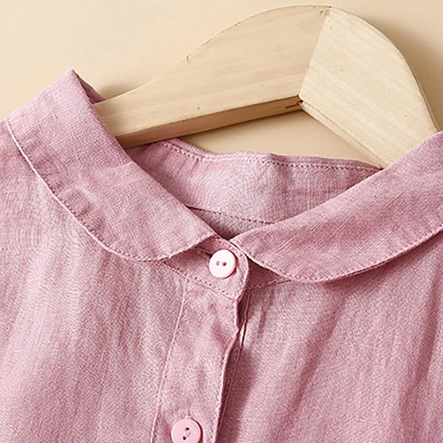 Cotton Linen Dresses for Women Casual Short Sleeve Collared Maxi Dress Spring Vacation Fashion Elegantes Dresses