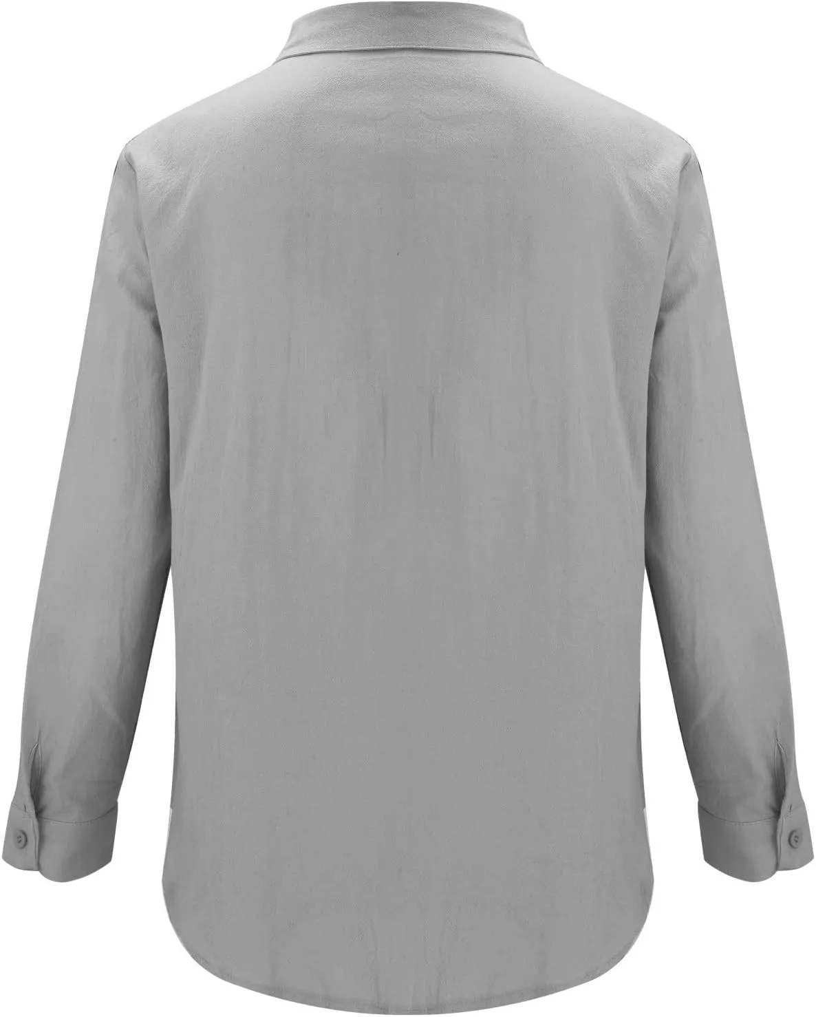 Cotton Linen Shirts for Men Quick Dry Breathable Loose Button Down Short Sleeve Beach Shirt Regular Fit Dress Top