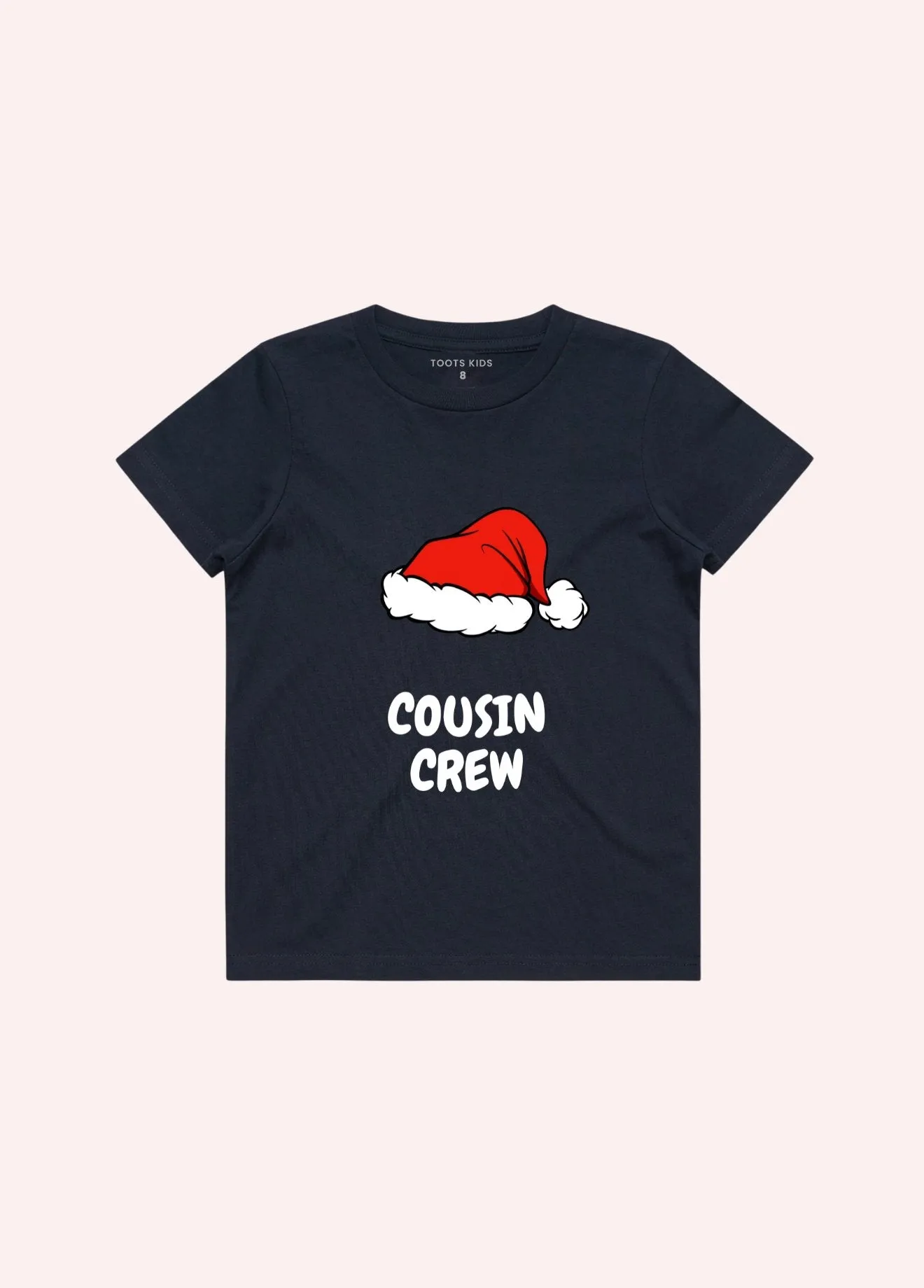 COUSIN CREW  CHRISTMAS HAT  KIDS T-SHIRT