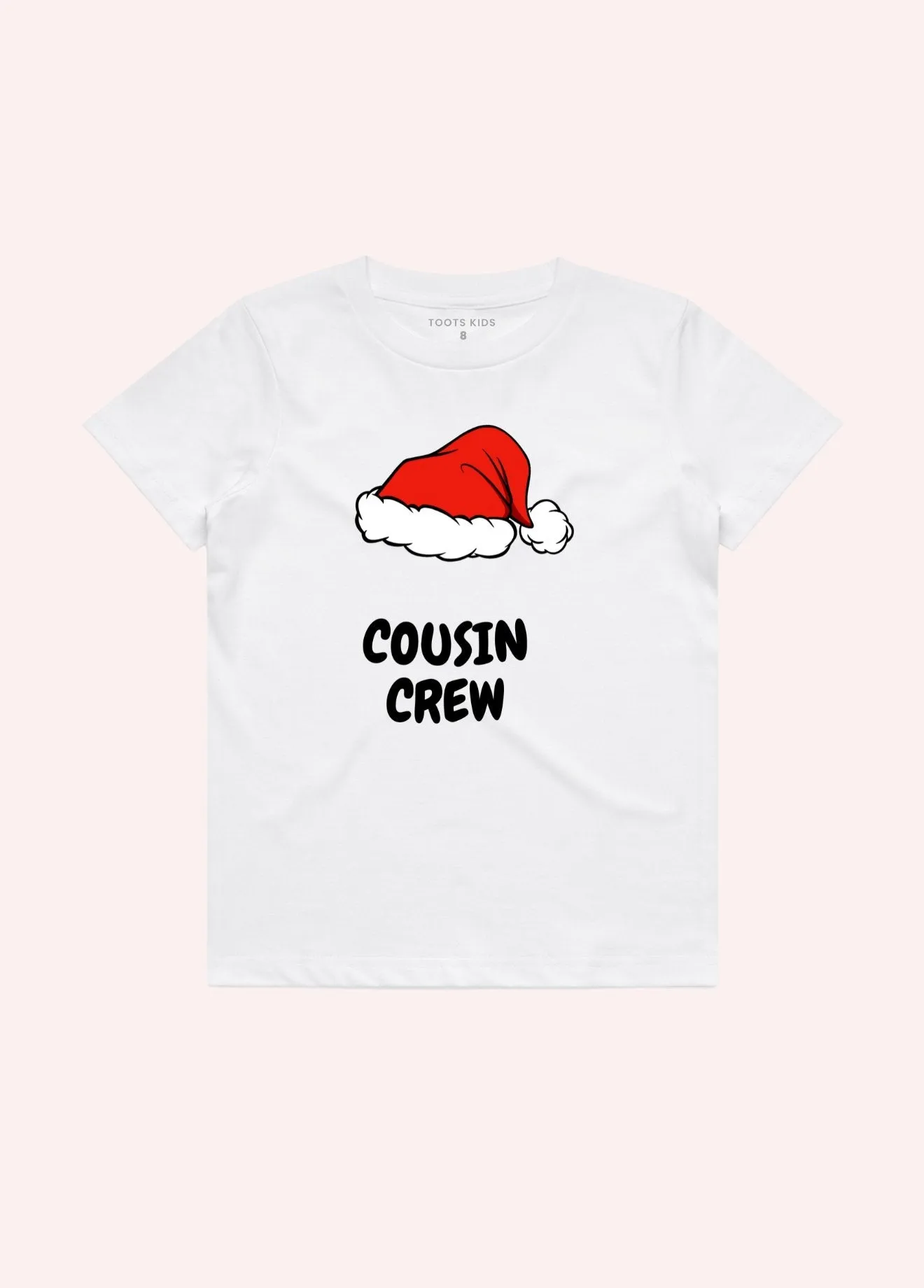 COUSIN CREW  CHRISTMAS HAT  KIDS T-SHIRT