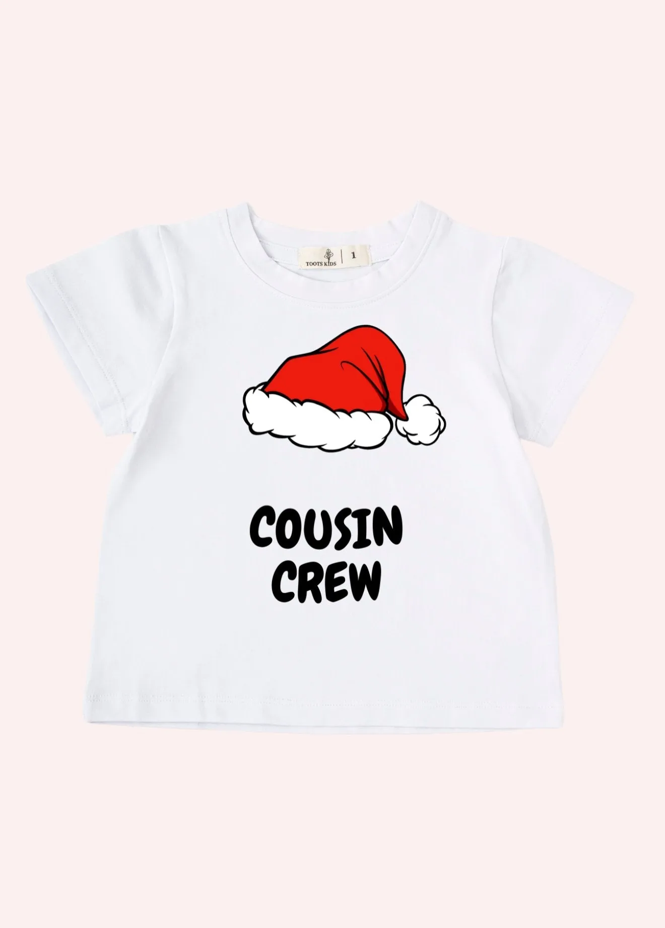 COUSIN CREW  CHRISTMAS HAT  KIDS T-SHIRT