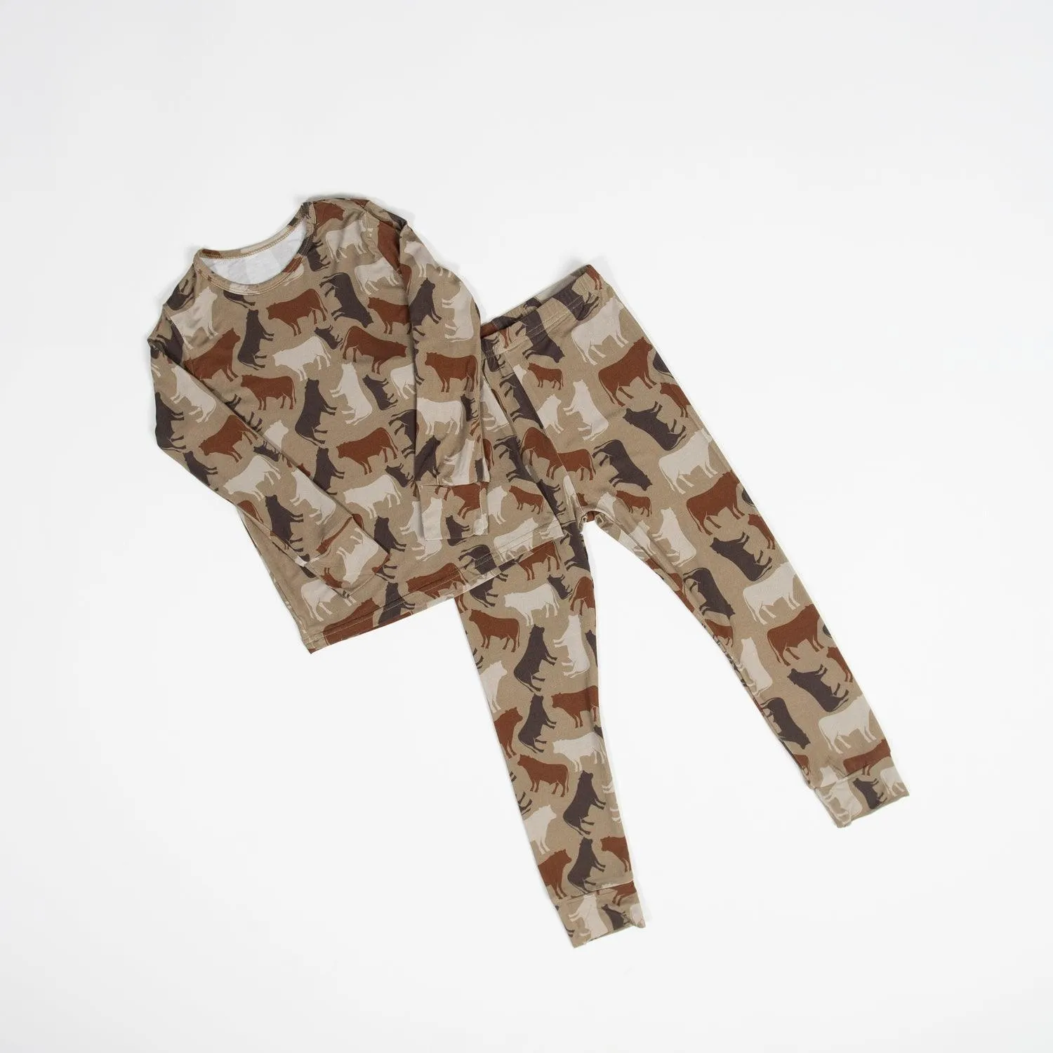 Cow Camo™ Toddler/Youth Bamboo Pajamas