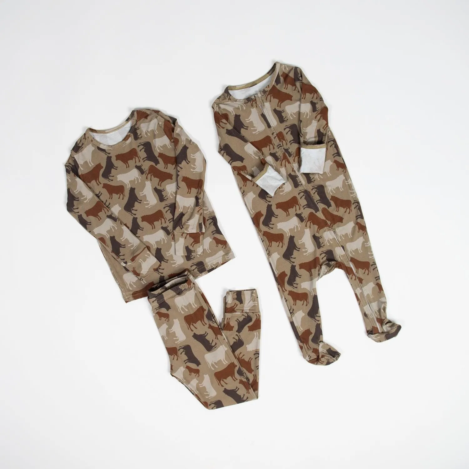 Cow Camo™ Toddler/Youth Bamboo Pajamas
