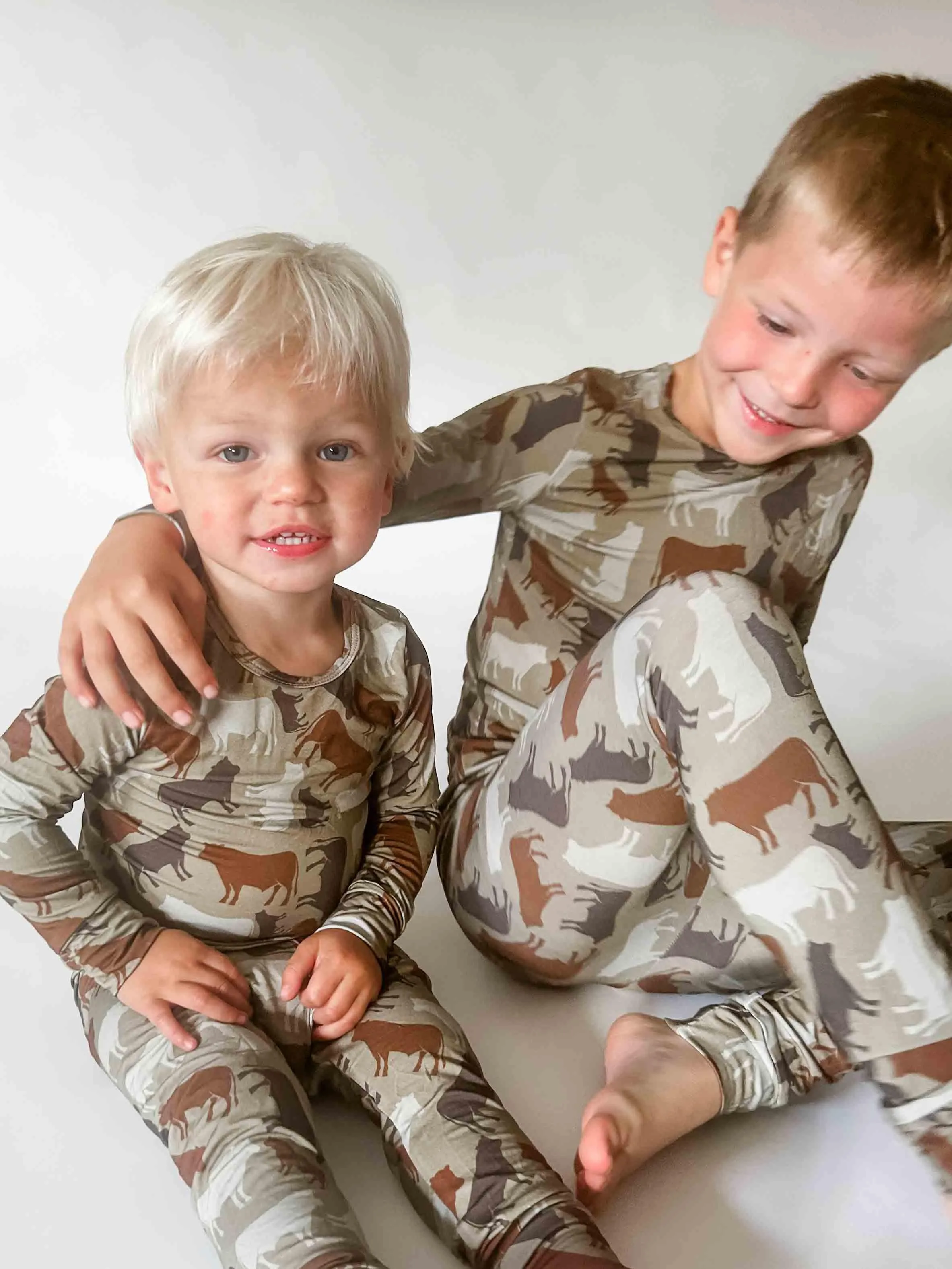 Cow Camo™ Toddler/Youth Bamboo Pajamas