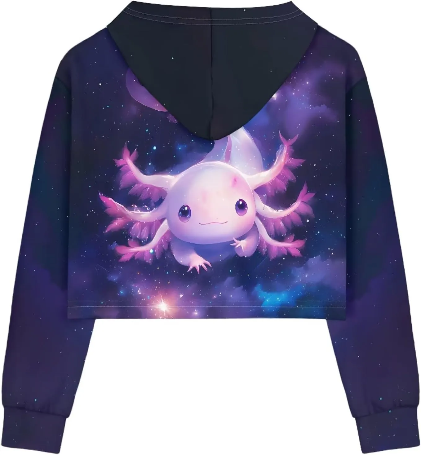 Crop Tops for Girls Hoodies Long Sleeve Hoody Athletic Sweatshirt for Kids Lightweight Pullover Tops