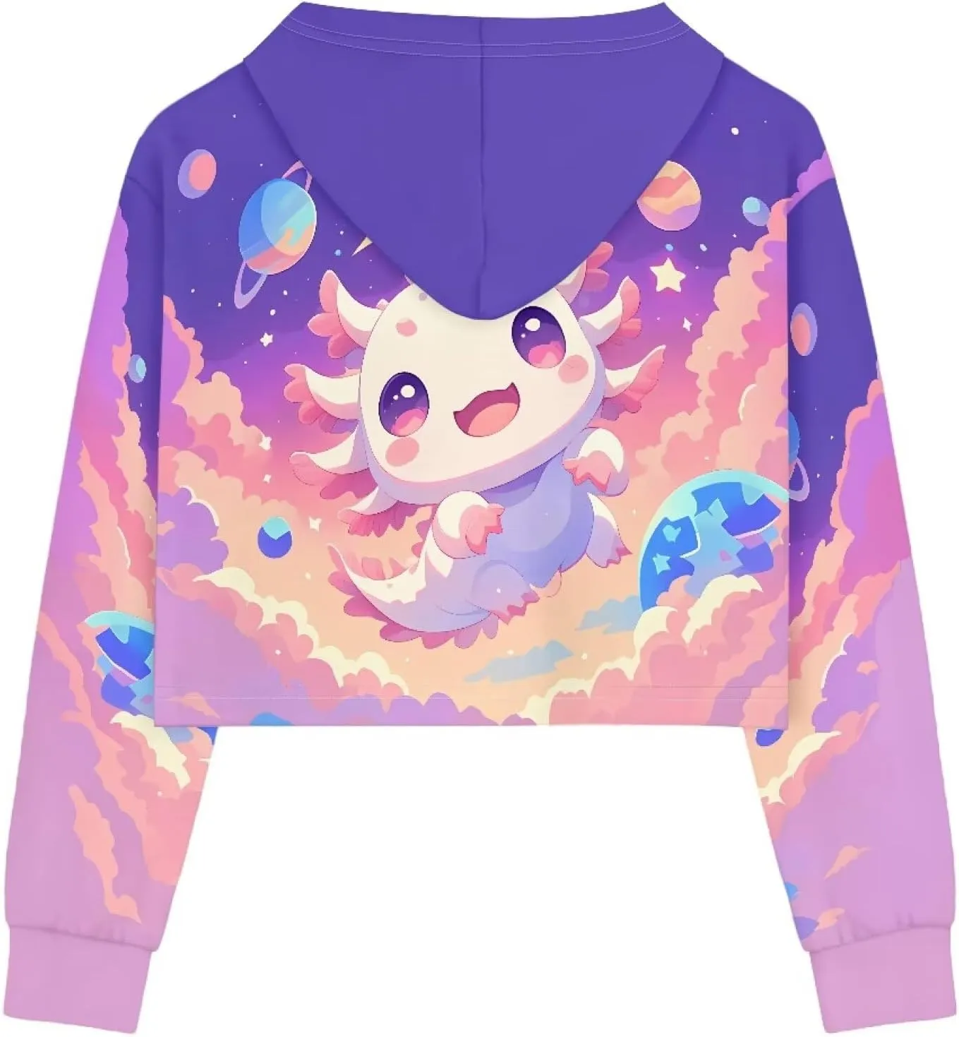 Crop Tops for Girls Hoodies Long Sleeve Hoody Athletic Sweatshirt for Kids Lightweight Pullover Tops