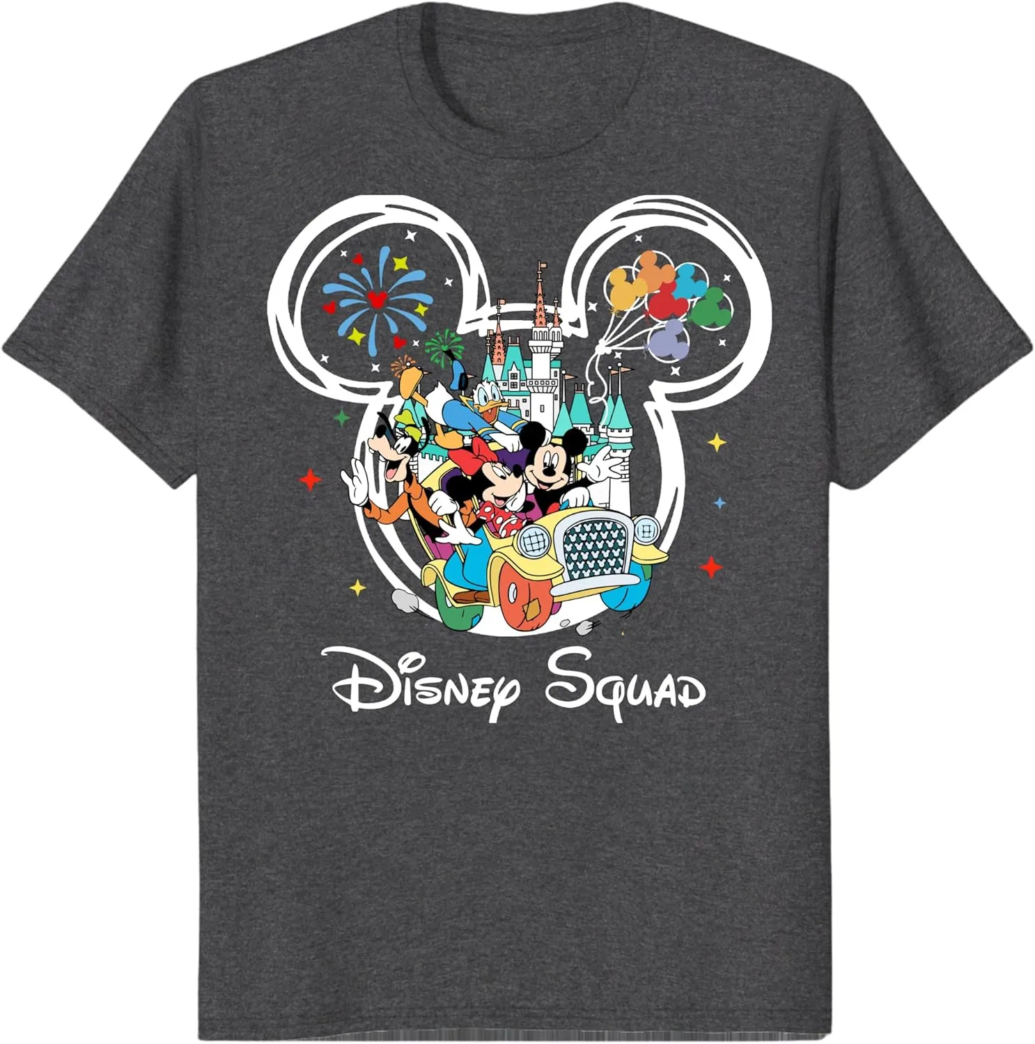 Custom Mickey Minnie T-Shirts Family Matching Mouse Shirts Customizable Vacation Tee Personalized Birthday Squad T Shirts