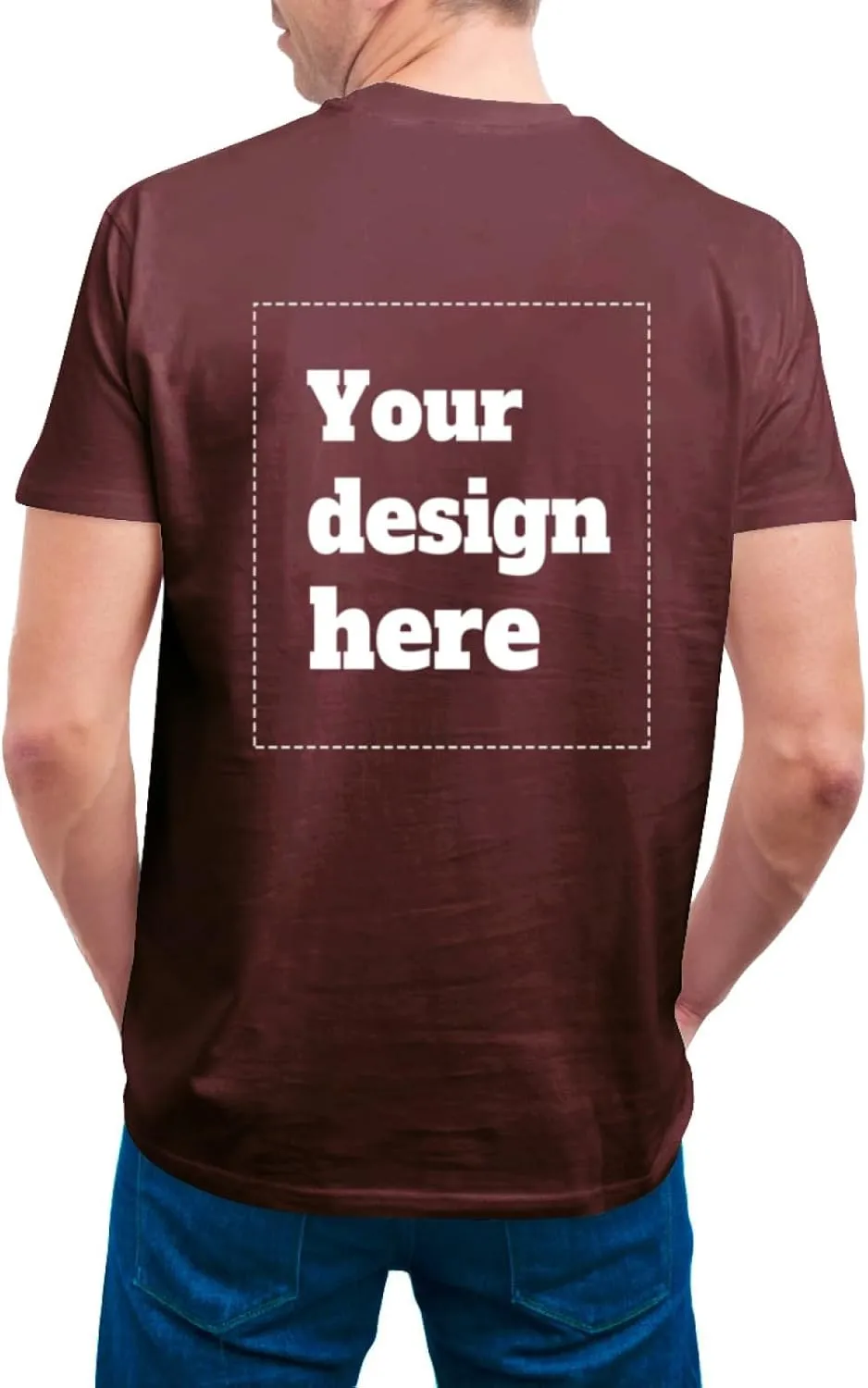 Custom T-Shirts for Men and Women, Custom Shirts Made in The USA, Personalized Cotton t-Shirts with Photo Logo Text