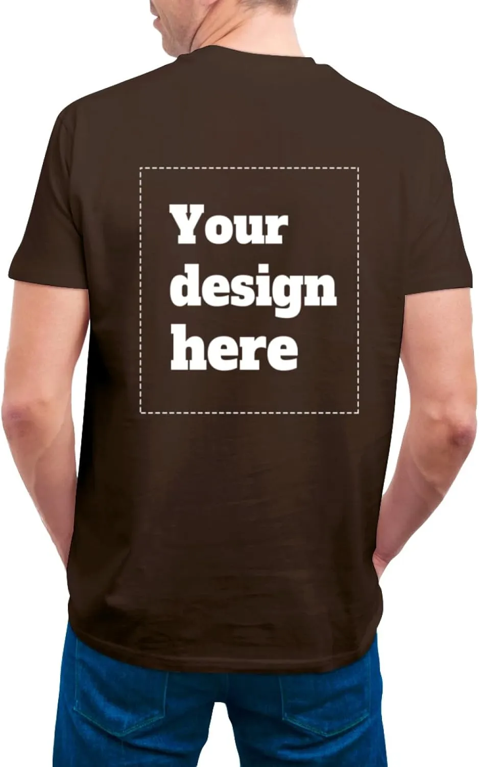 Custom T-Shirts for Men and Women, Custom Shirts Made in The USA, Personalized Cotton t-Shirts with Photo Logo Text