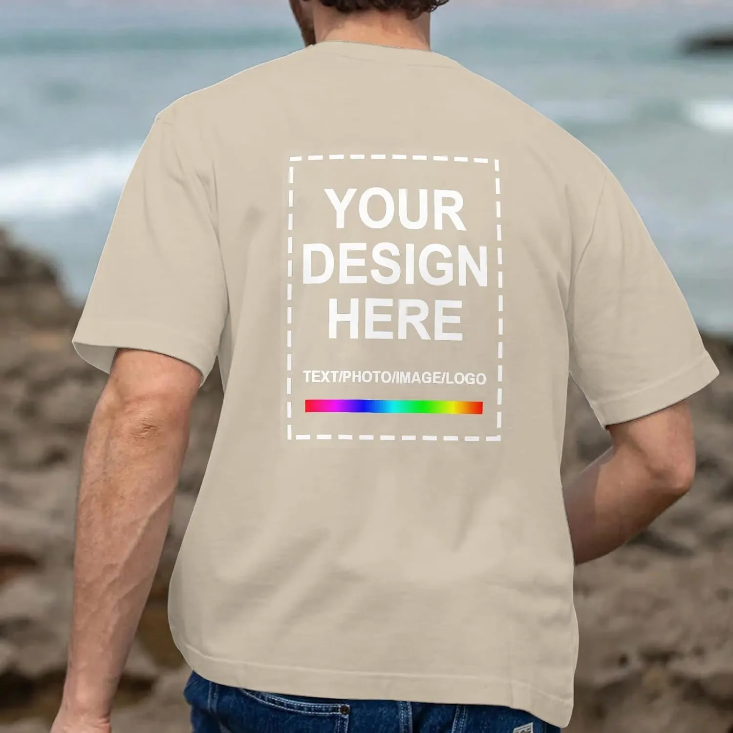 Custom T Shirts for MenCustom T Shirts Design Your OwnPersonalized T Shirts Customized Tee Gifts Add Photo Logo Text