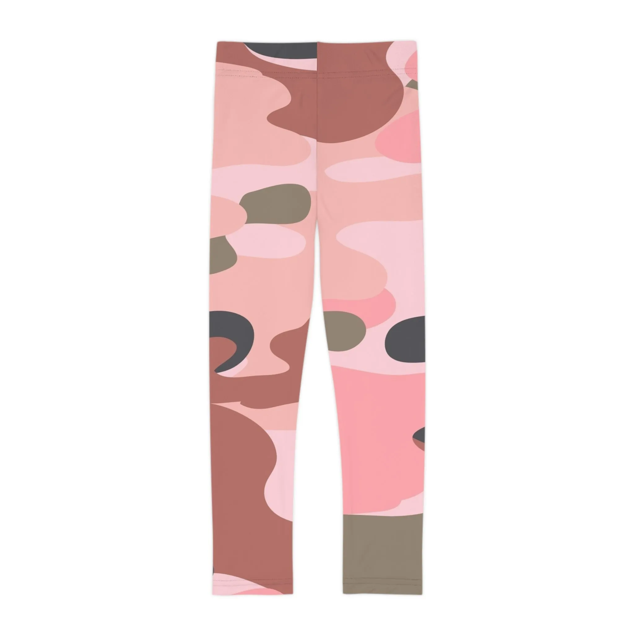 Cute Camo Kids Leggings - Trendy Pink Camo Design for Active Play