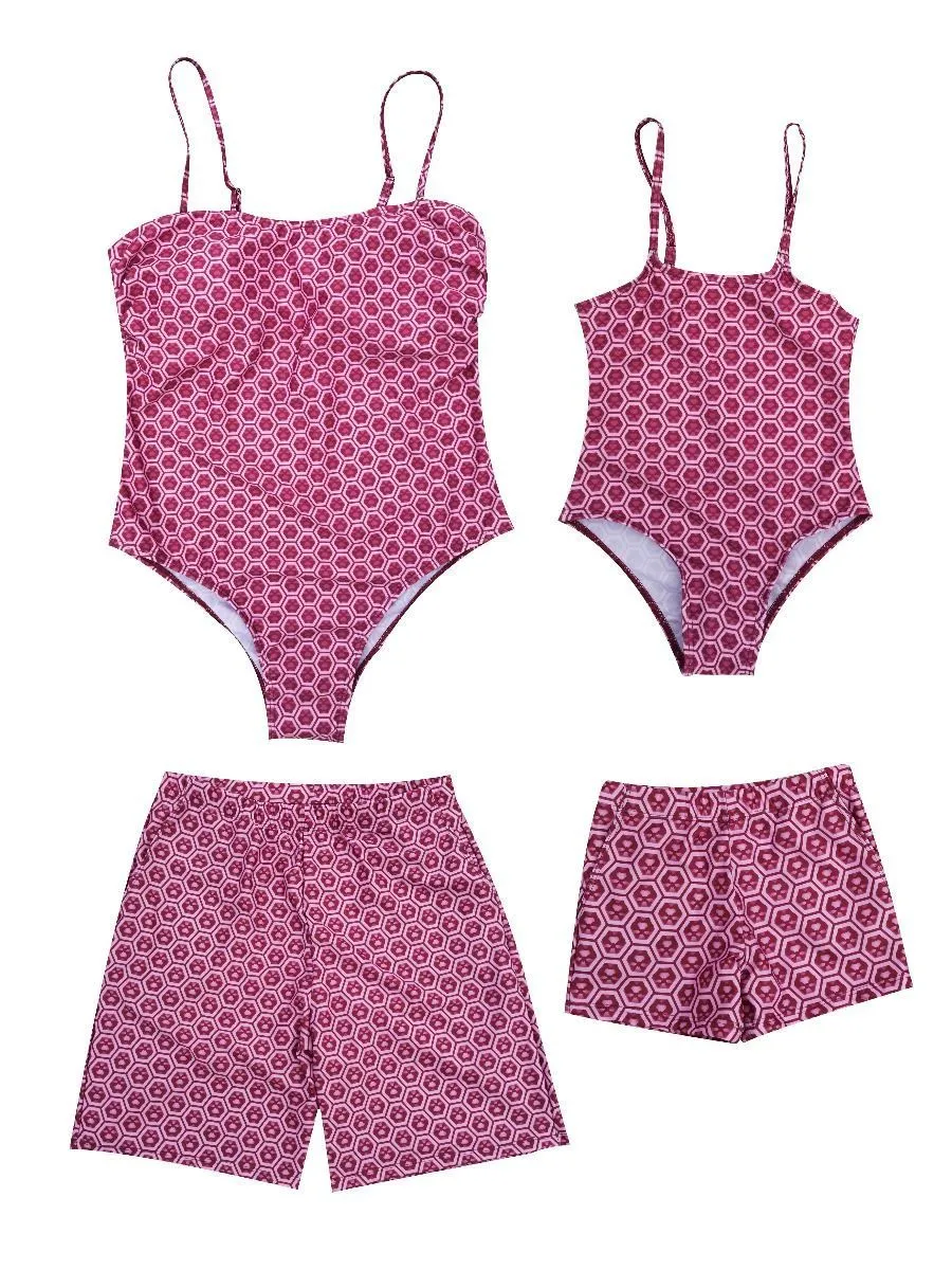 Dad and Son Beach Trunks Family Matching
