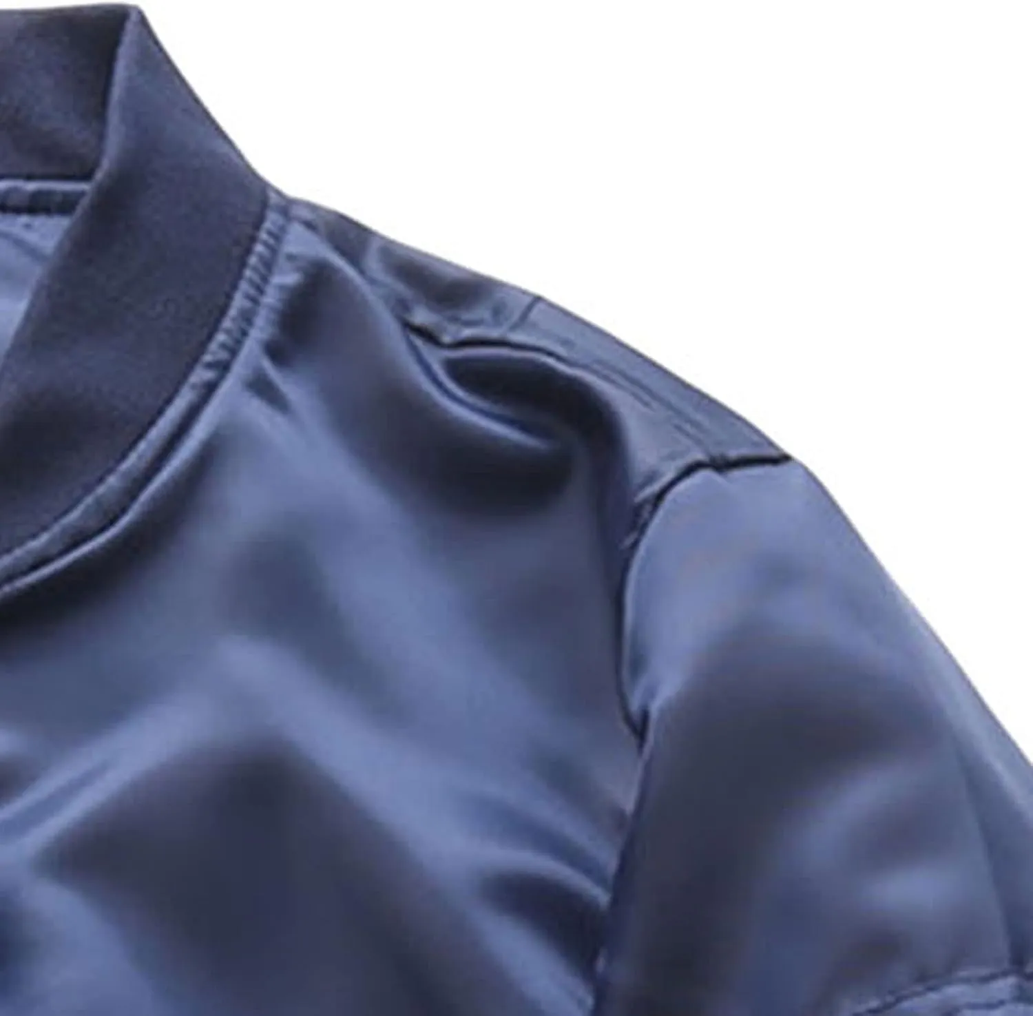 DGHM-JLMY Men's Spring and Autumn Collar Jacket Flight Bomber Military Jacket Casual Fighter Pilot Jacket