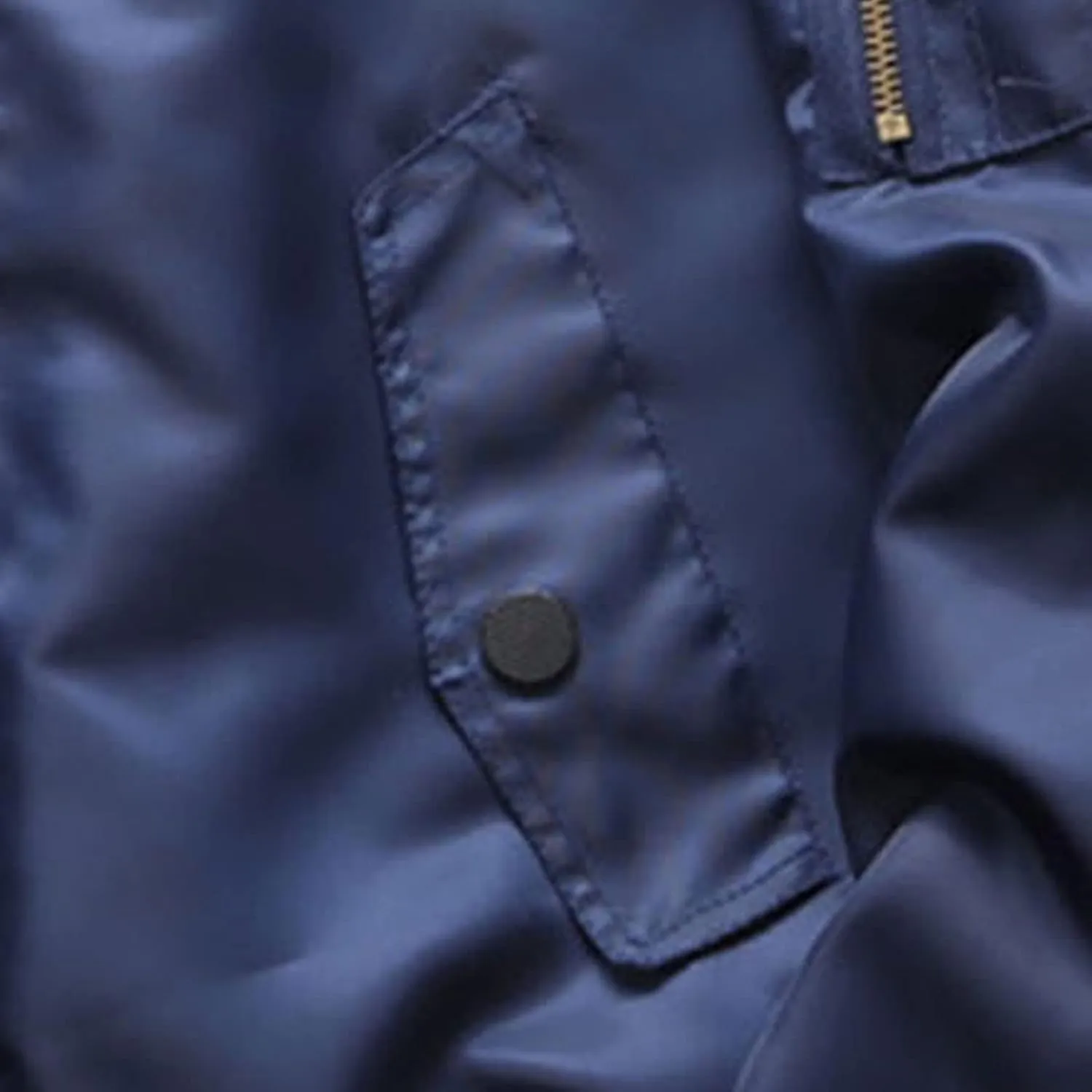 DGHM-JLMY Men's Spring and Autumn Collar Jacket Flight Bomber Military Jacket Casual Fighter Pilot Jacket