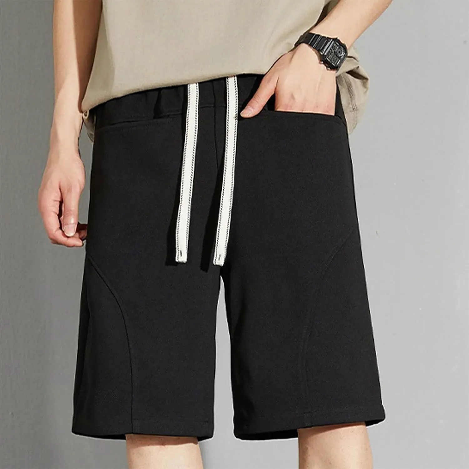 Dgoopd Mens Cargo Pants Stretch Waist Cargo Pants for Men Men Cargo Shorts Pants Beach Shorts for Men Summer