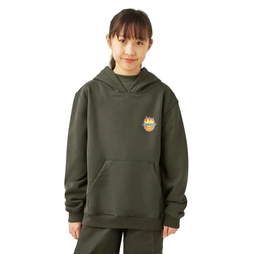 Dickies x Spitfire Youth Graphic Hood - Olive Green