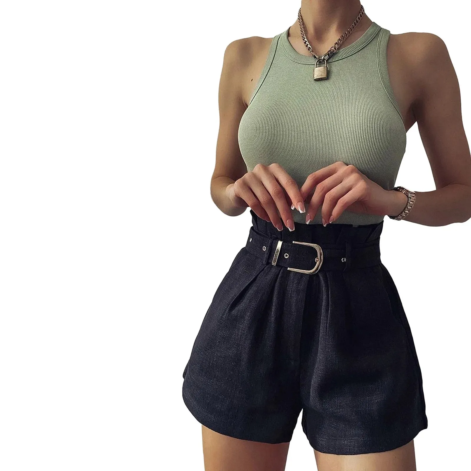 DressBetty - 2024 Summer Casual Round Collar Sleeveless Vest