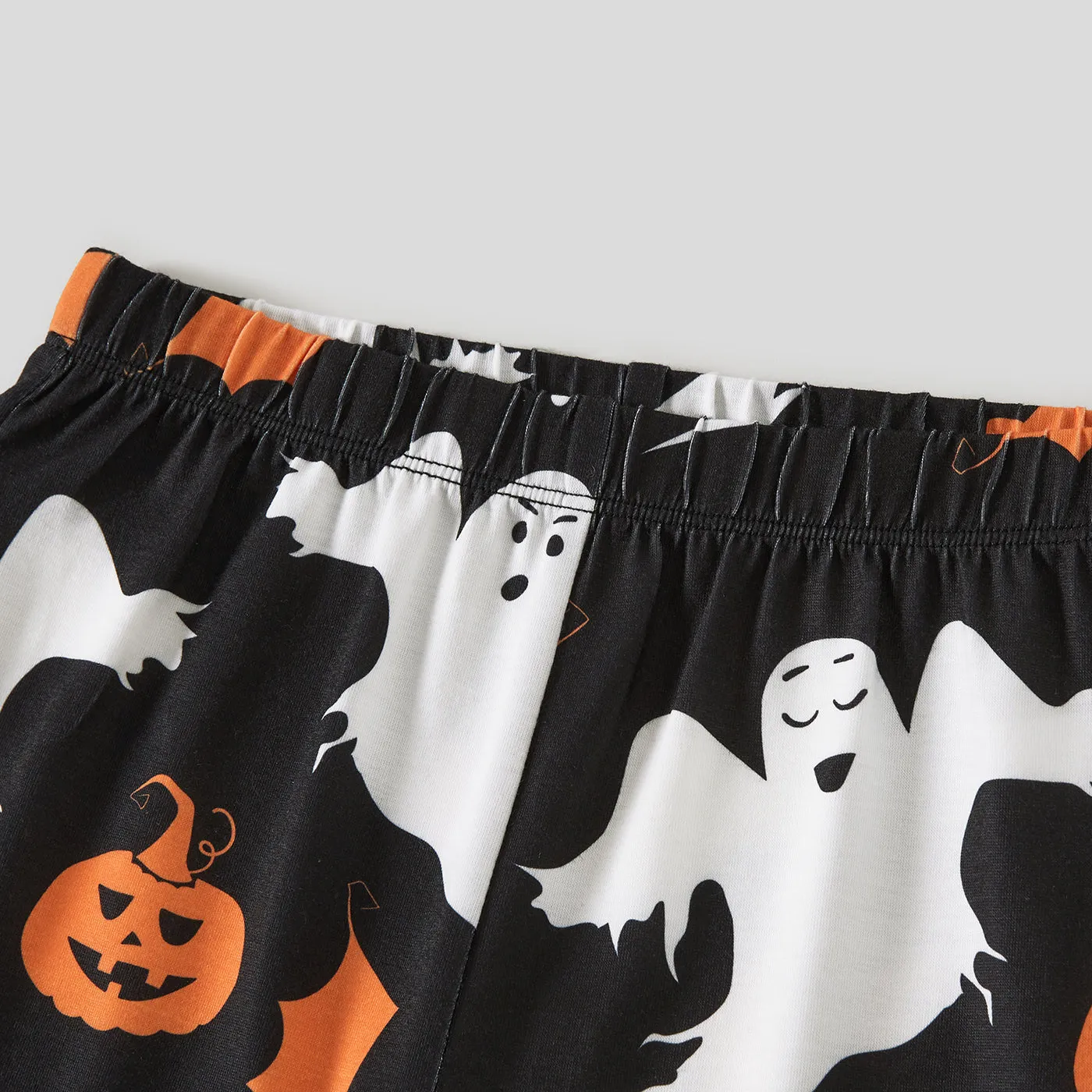 Family Matching Letter & Pumpkin Print Pajamas Sets (Flame Resistant)