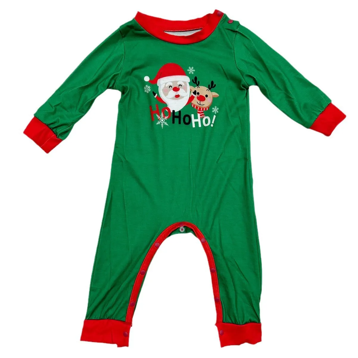 Family Matching Santa Claus Printed Fashion Pajamas