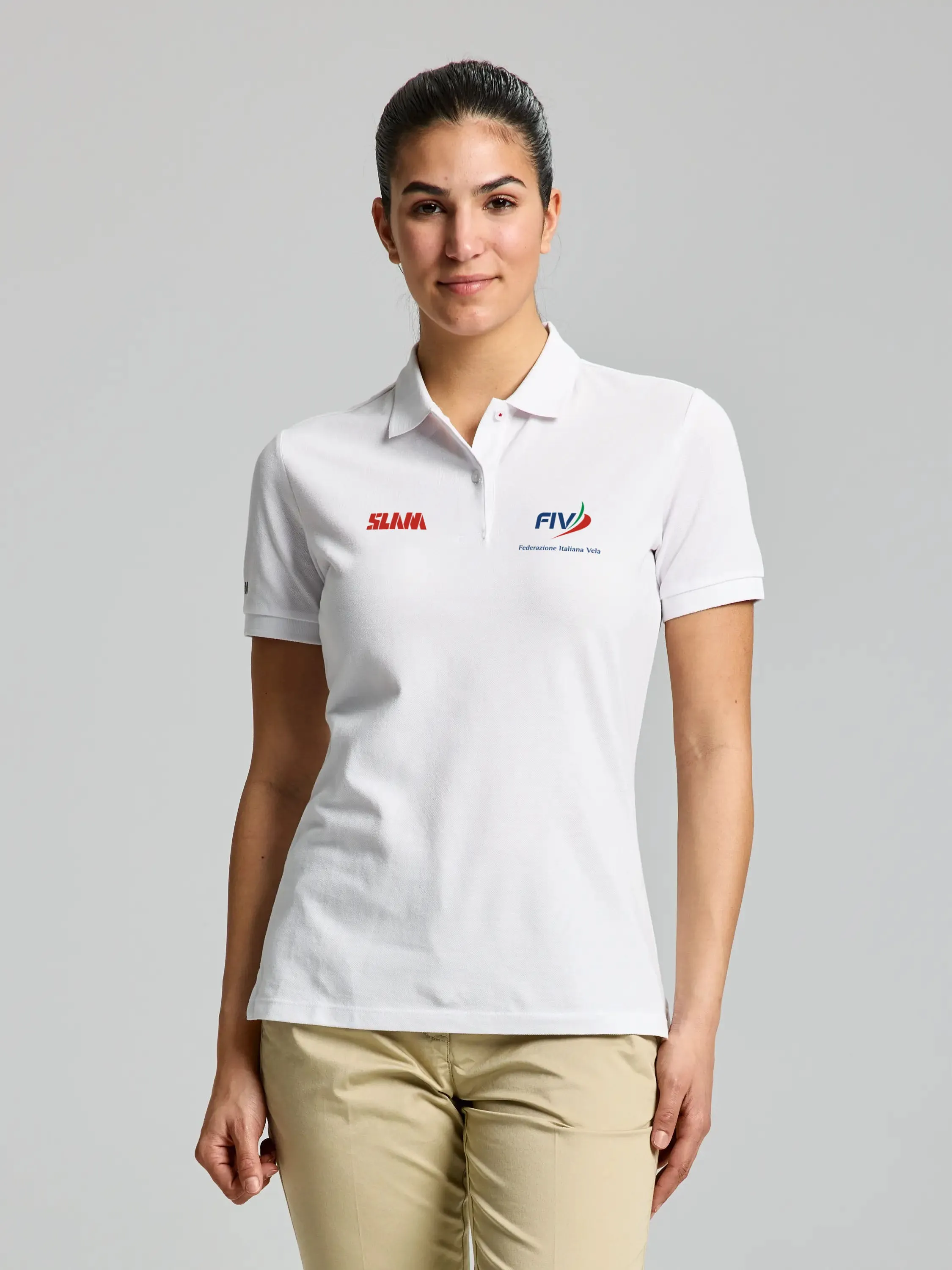 FIV DECK WOMAN POLO SHORT SLEEVE