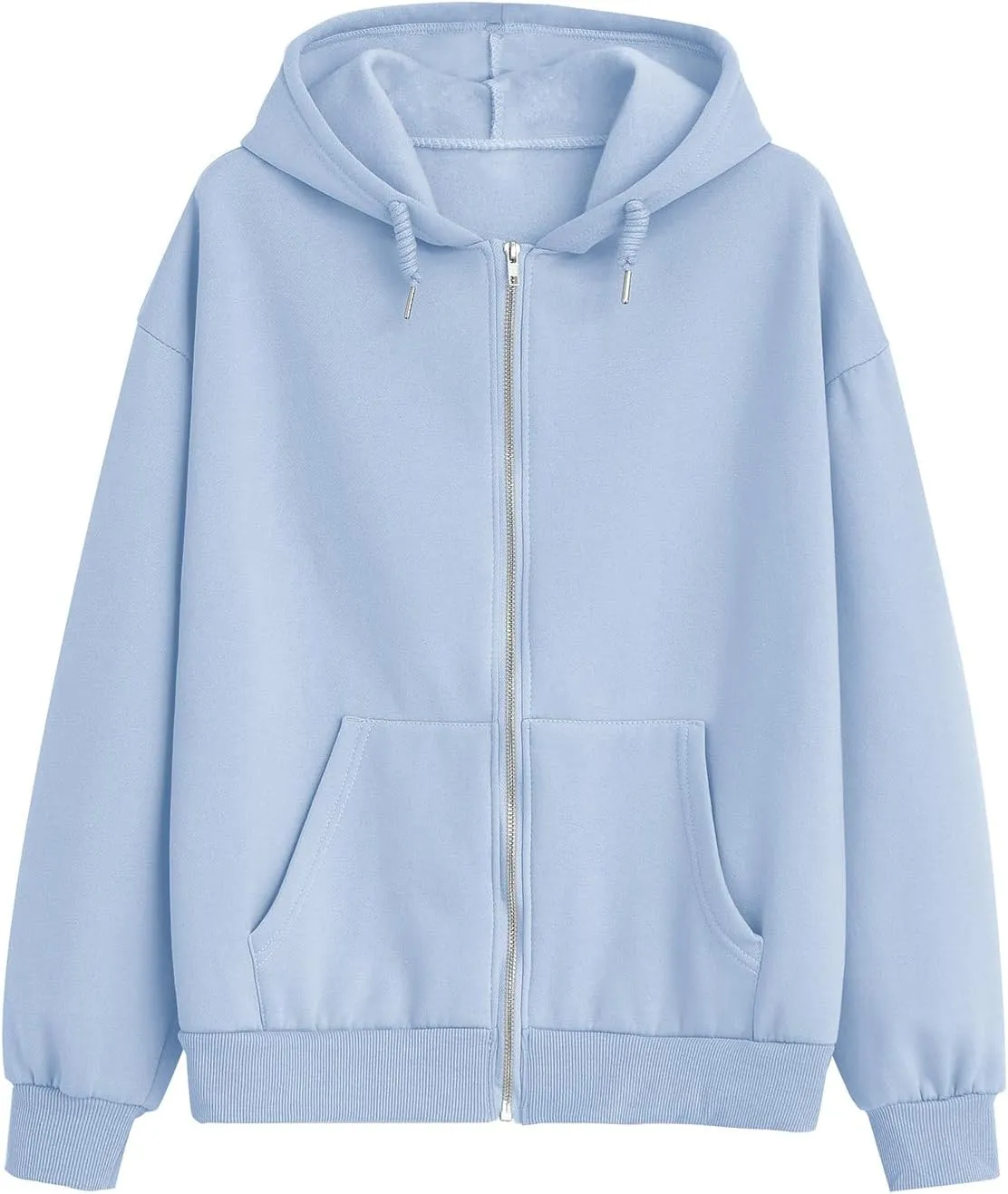 Fkatuzi Women Graphic Zip Up Love Never Fails Hoodie Aesthetic Preppy Sweatshirt Cotton Jacket Fleece Letter Print Zipper Top