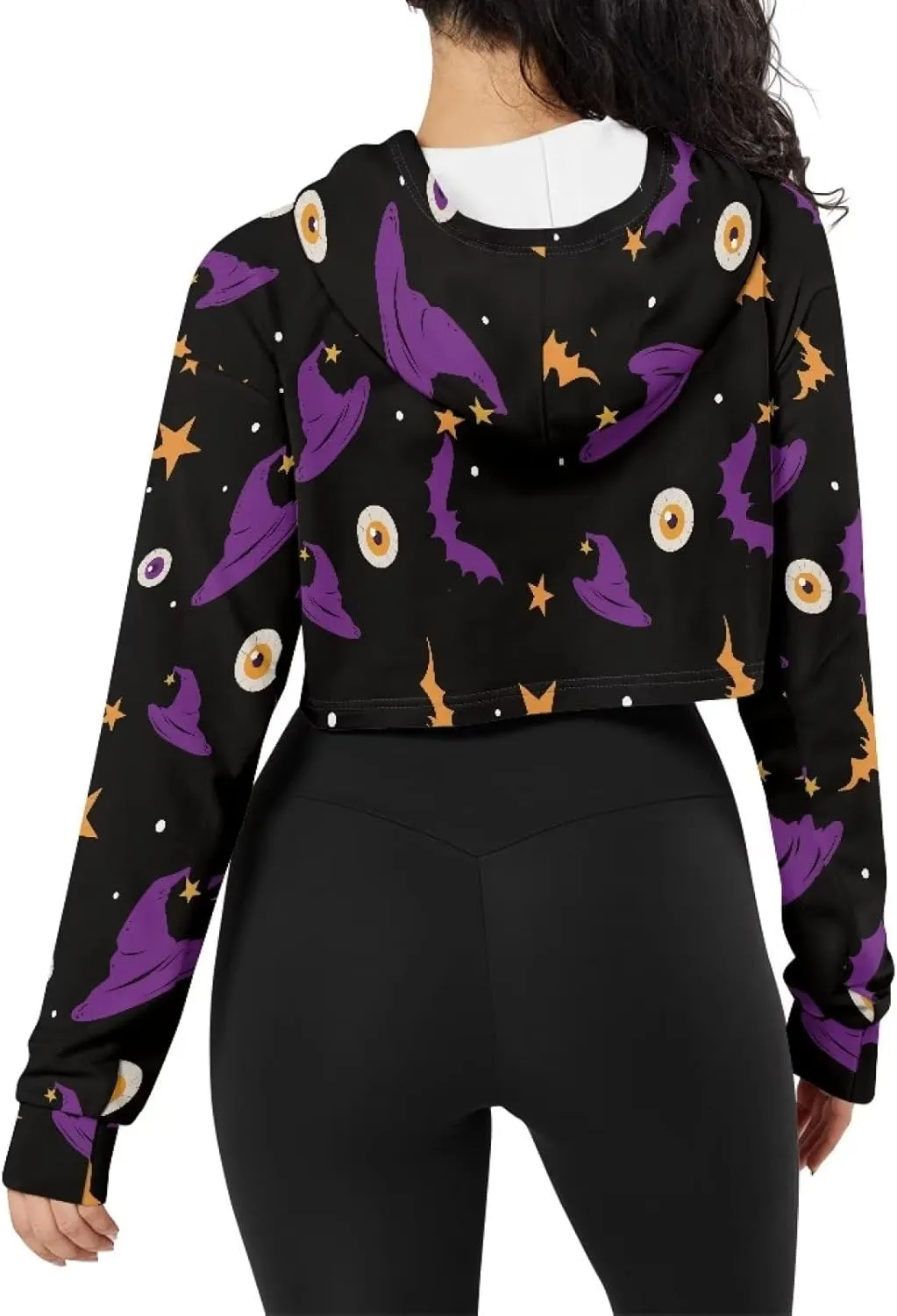 Flashideas Women's Cropped Hoodies Oversized Crop Tops for Women Polyester Fibre