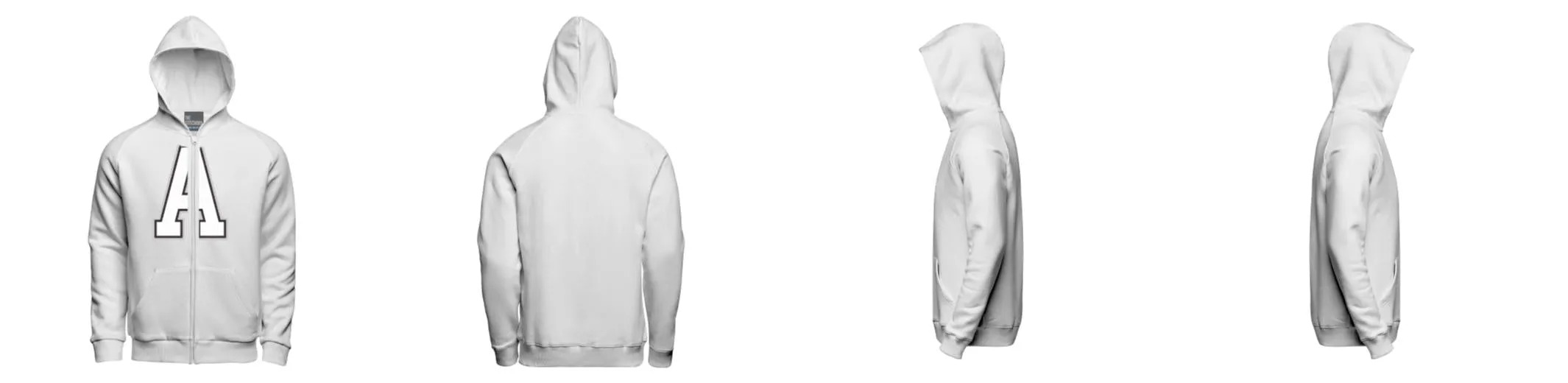 Fleece Zip Up Hoodie