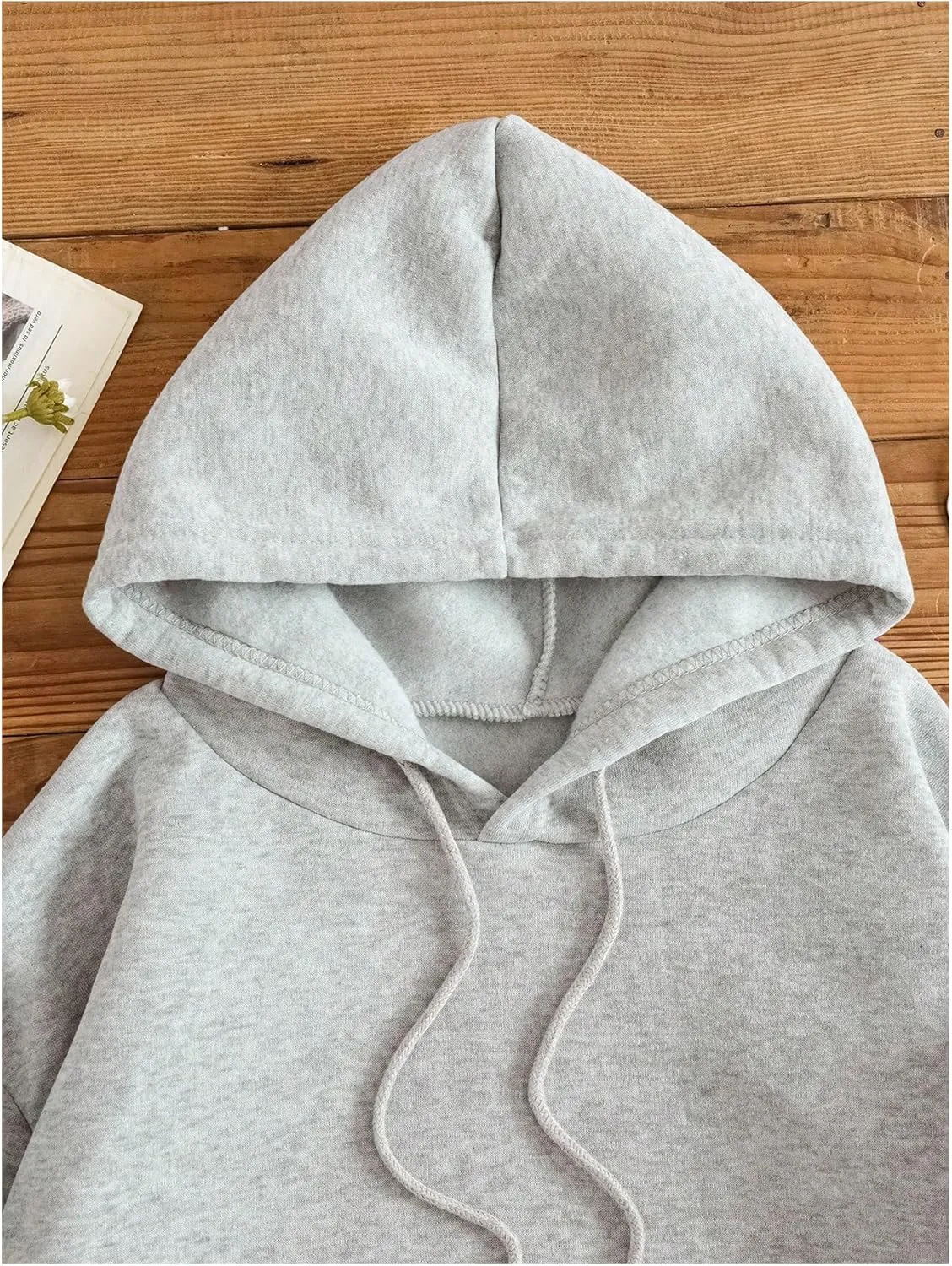 Floerns Men's Letter Graphic Print Lightweight Hoodies Long Sleeve Drawstring Pullover Sweatshirts with Pockets