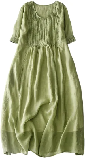 Flowy Dresses for Women,Short Sleeve Tshirt Dress Casual Crew Neck Beach Vacation Dress Summer Long Maxi Sundresses