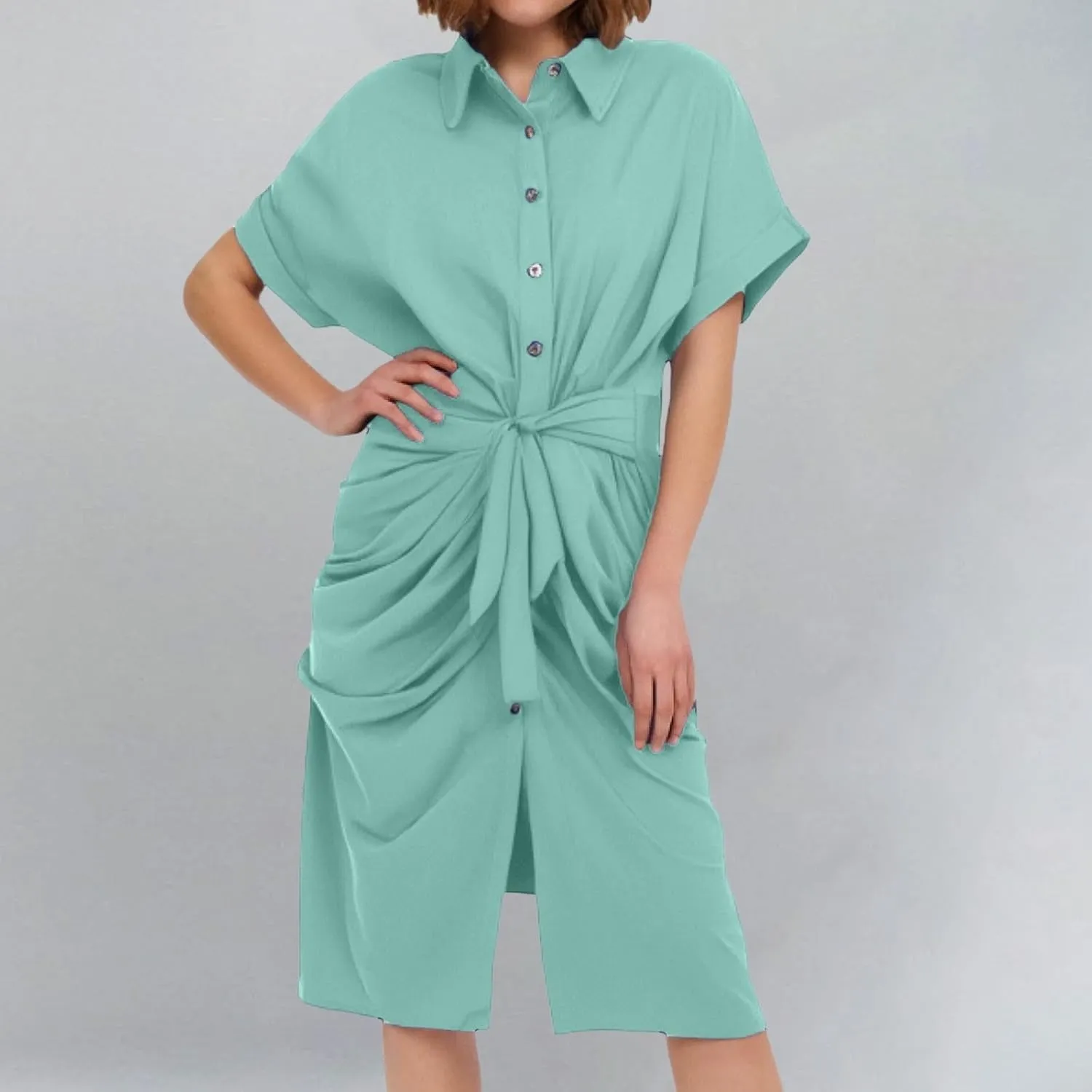 Formal Shirt Dresses for Women 2025 Vacation Fashion Spring Wedding Guest Dress Wedding Guest Summer Teacher Outfits