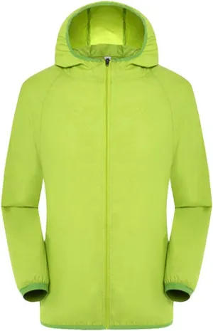 Full Zip Rain Coats for Men Women Outdoor Trendy Light Solid Rainproof Active Hooded Jackets Plus Size Loose Fit Hoodies