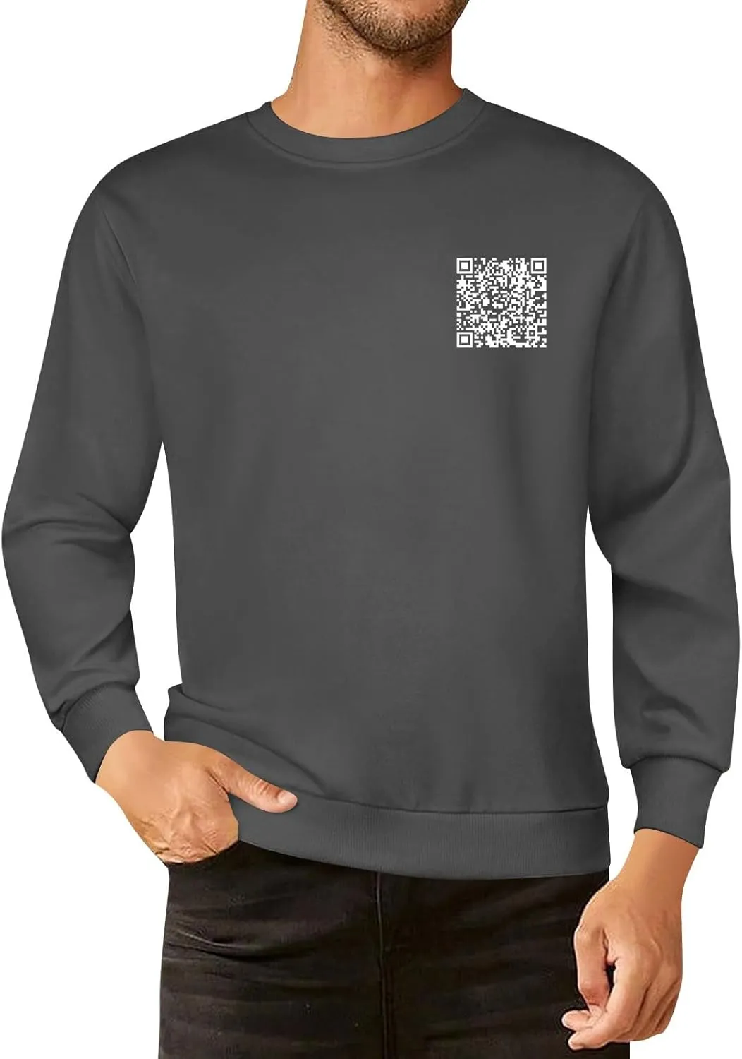 Funny Fu Qr Code Sweatshirts For Men And Women Fuck You Qr Code Hoodie Unisex With Humorous Hidden Message T Shirts