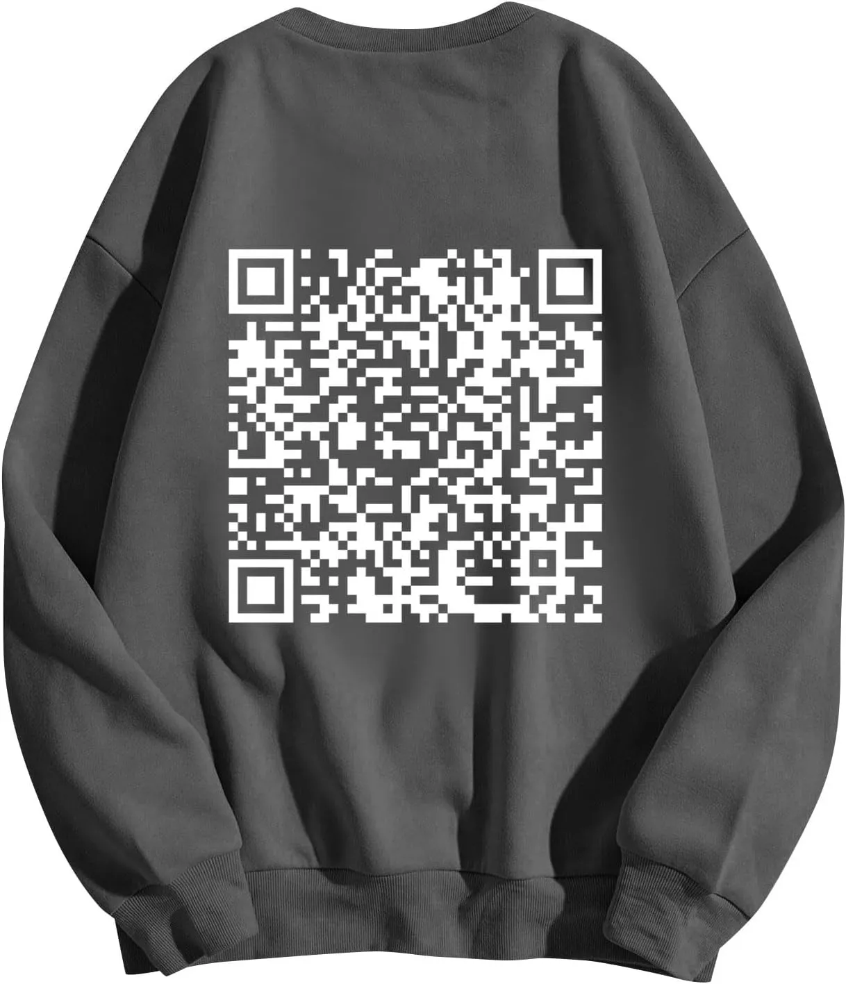 Funny Fu Qr Code Sweatshirts For Men And Women Fuck You Qr Code Hoodie Unisex With Humorous Hidden Message T Shirts