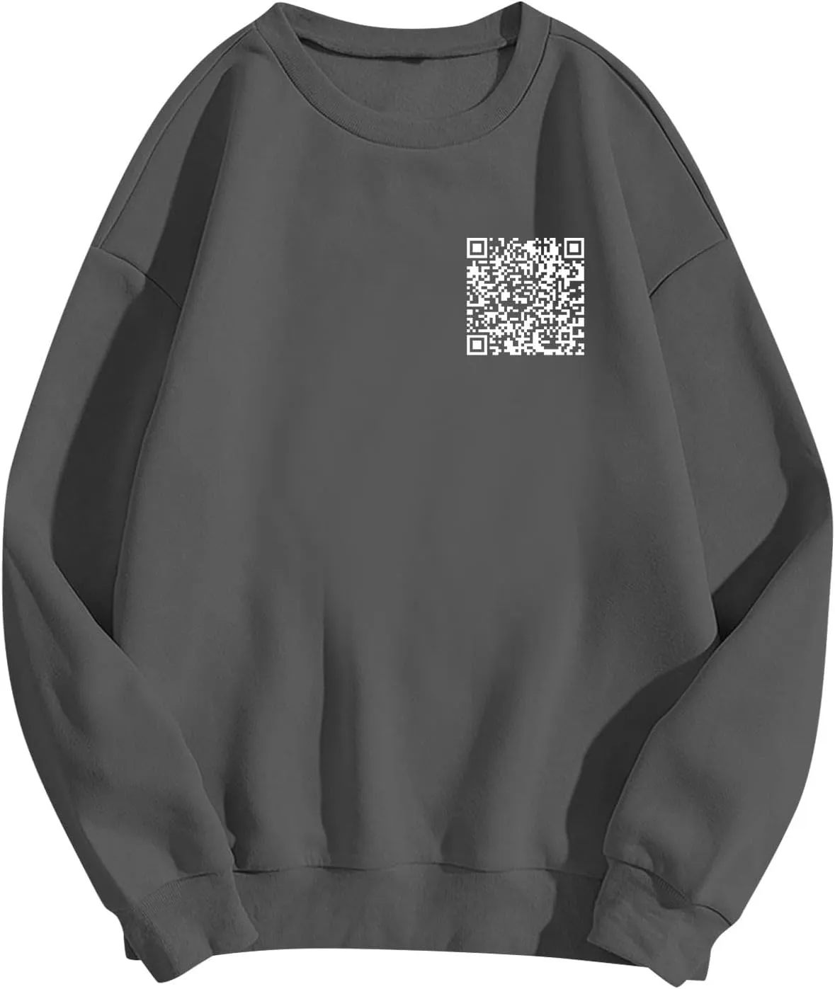 Funny Fu Qr Code Sweatshirts For Men And Women Fuck You Qr Code Hoodie Unisex With Humorous Hidden Message T Shirts