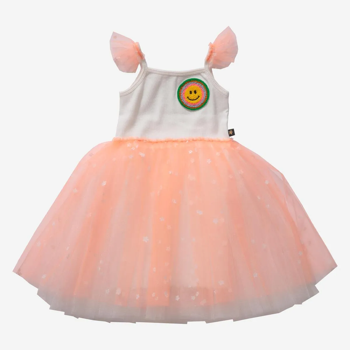 Girl Dresses | Smile Frill Tutu- Neon Orange | Petite Hailey