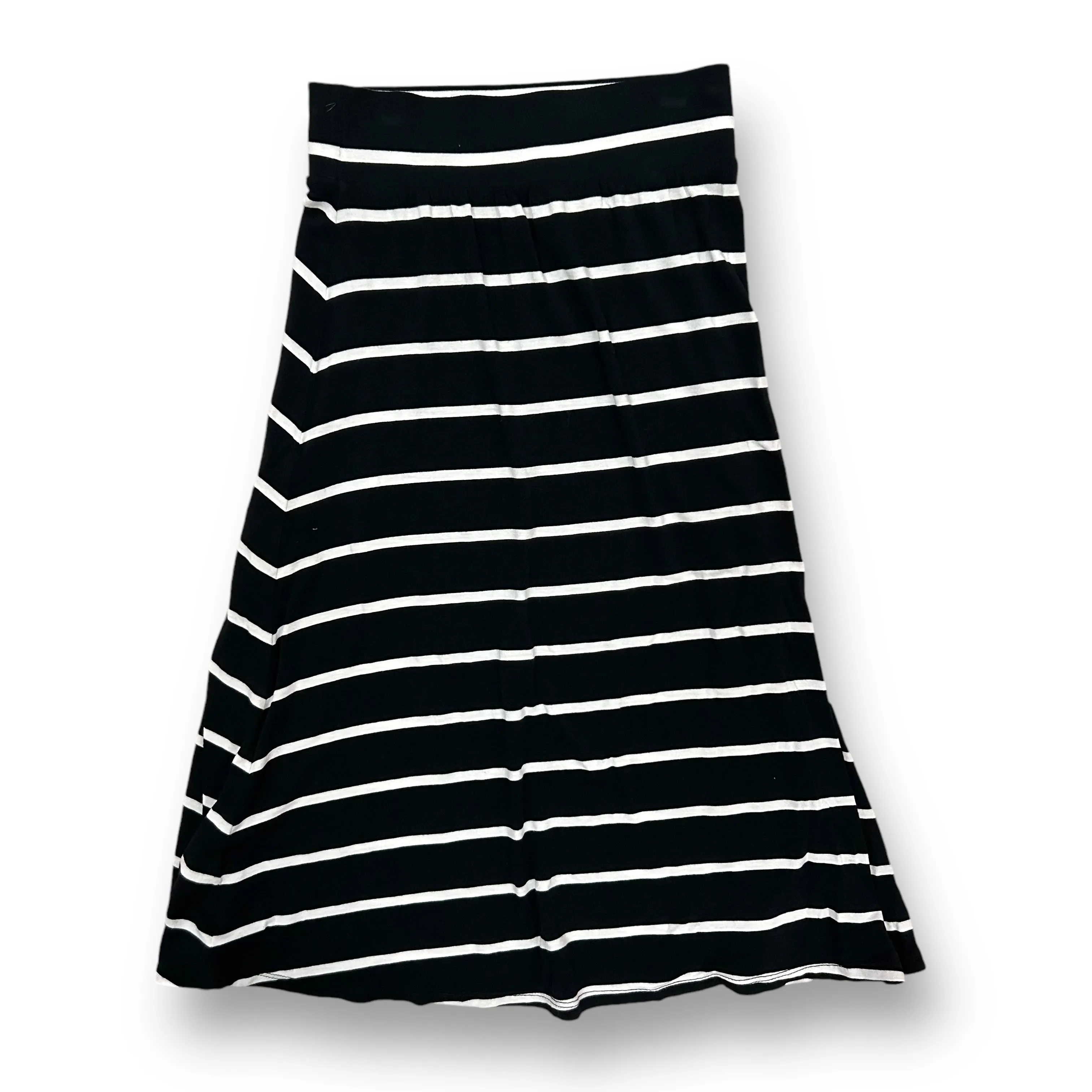Girls Cherokee Size 4/5 Black Striped Full Length Twirl Skirt