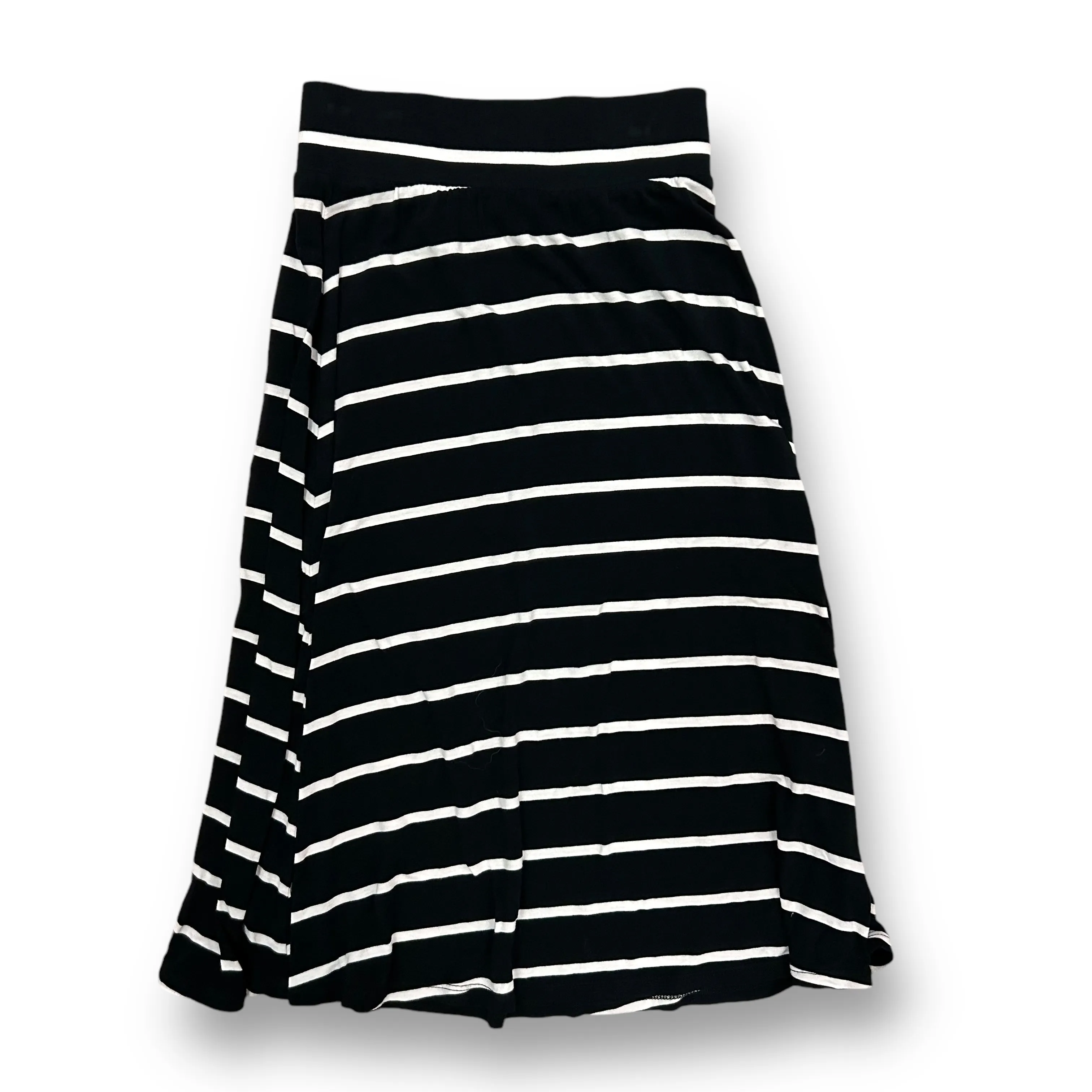 Girls Cherokee Size 4/5 Black Striped Full Length Twirl Skirt