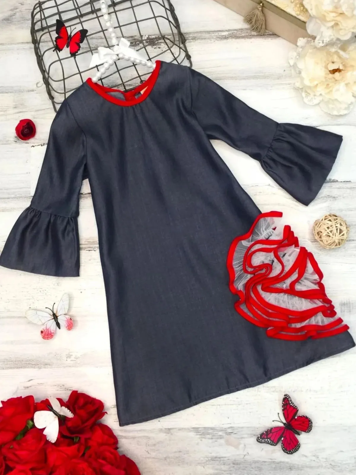 Girls For Hearts and Flowers Dress
