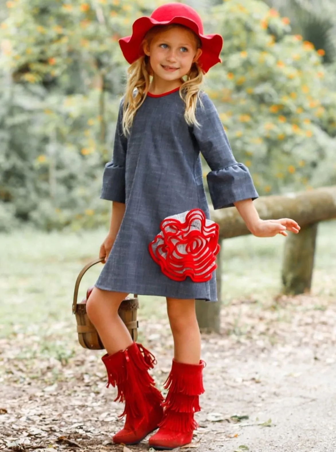Girls For Hearts and Flowers Dress