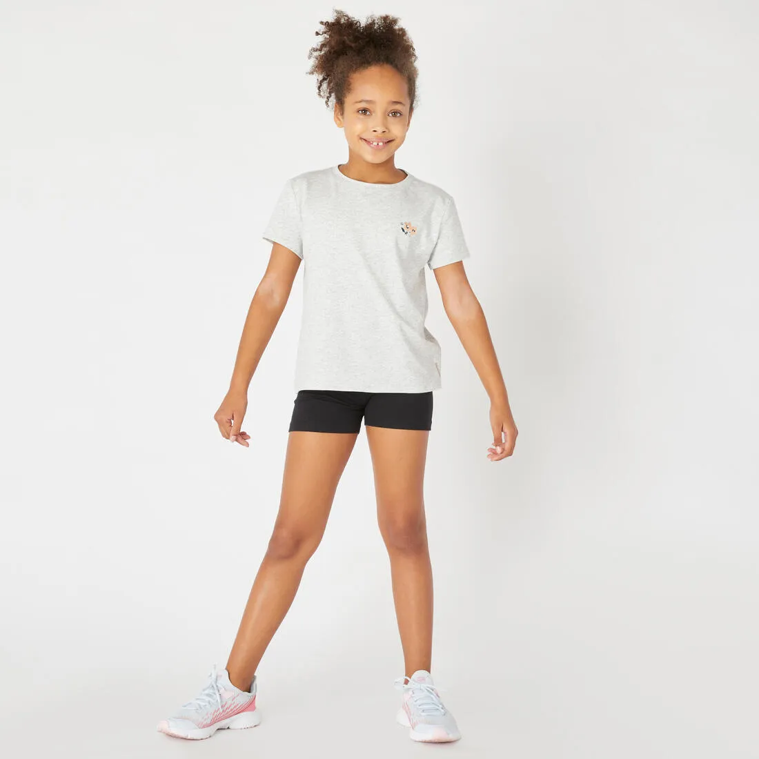 Girls' Gym Shorts 100 - Black