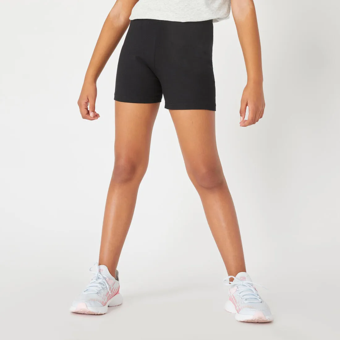 Girls' Gym Shorts 100 - Black