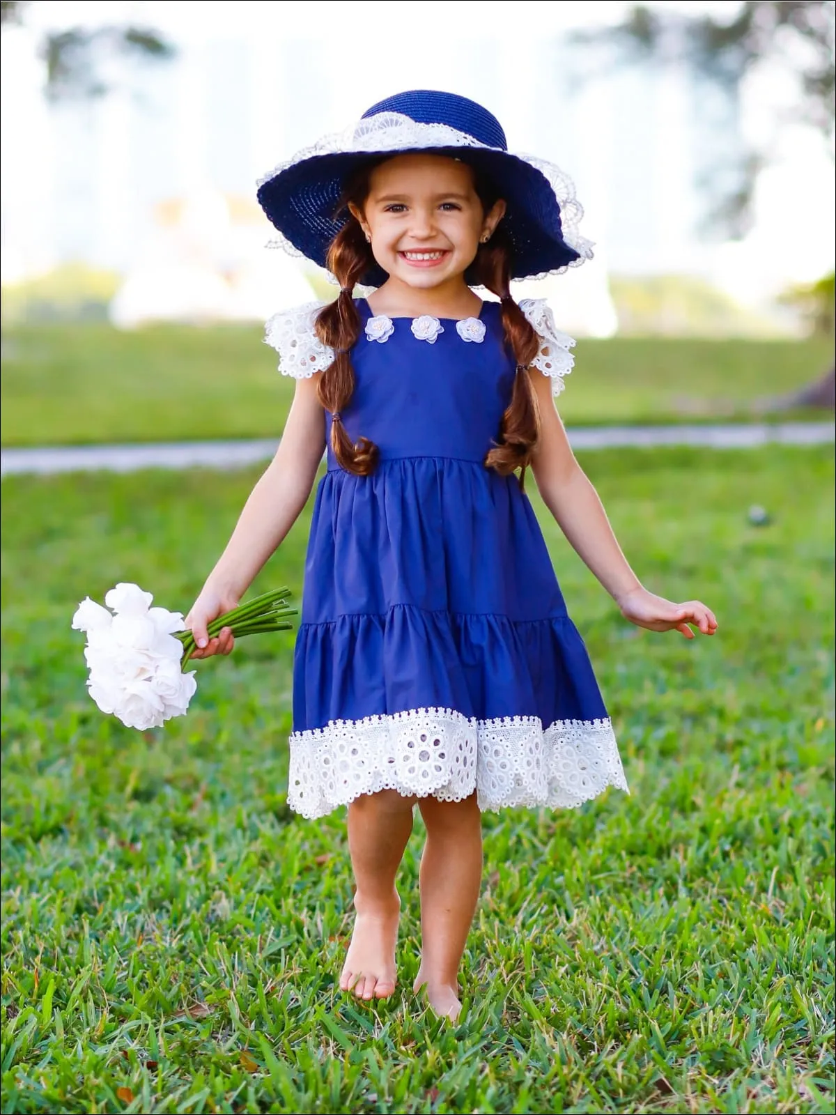 Girls Lacy Lace Dress